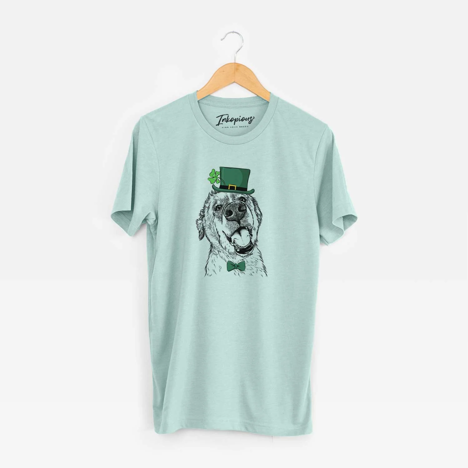 St. Patrick's Happy Smokey Jam the Middle Eastern Village Dog - Unisex Crewneck - Image 7