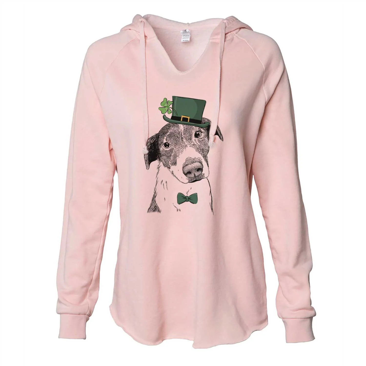 St. Patrick's Sophia the Mixed Breed - Cali Wave Hooded Sweatshirt - Image 4