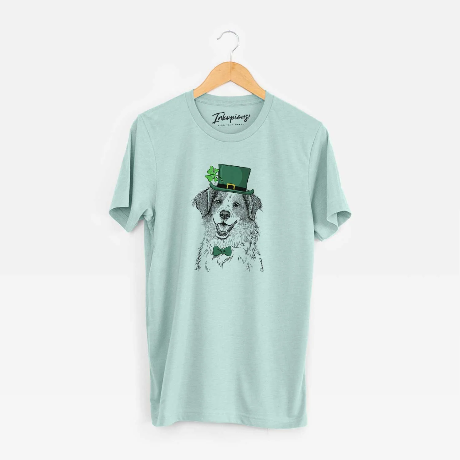 St. Patrick's Sophie the Brittany Beagle Mix - Unisex Crewneck - Image 7