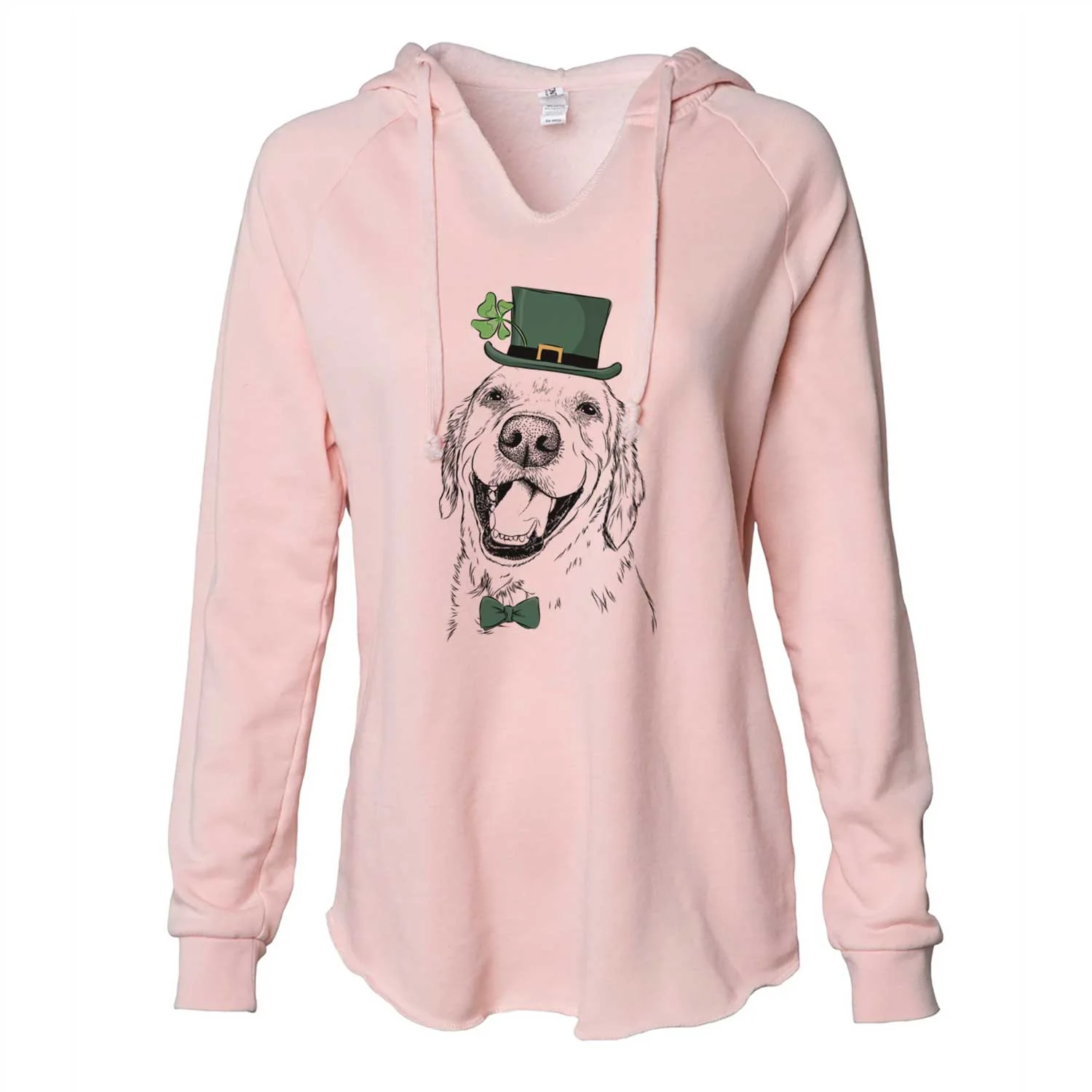 St. Patrick's Spanky the Golden Retriever - Cali Wave Hooded Sweatshirt - Image 4