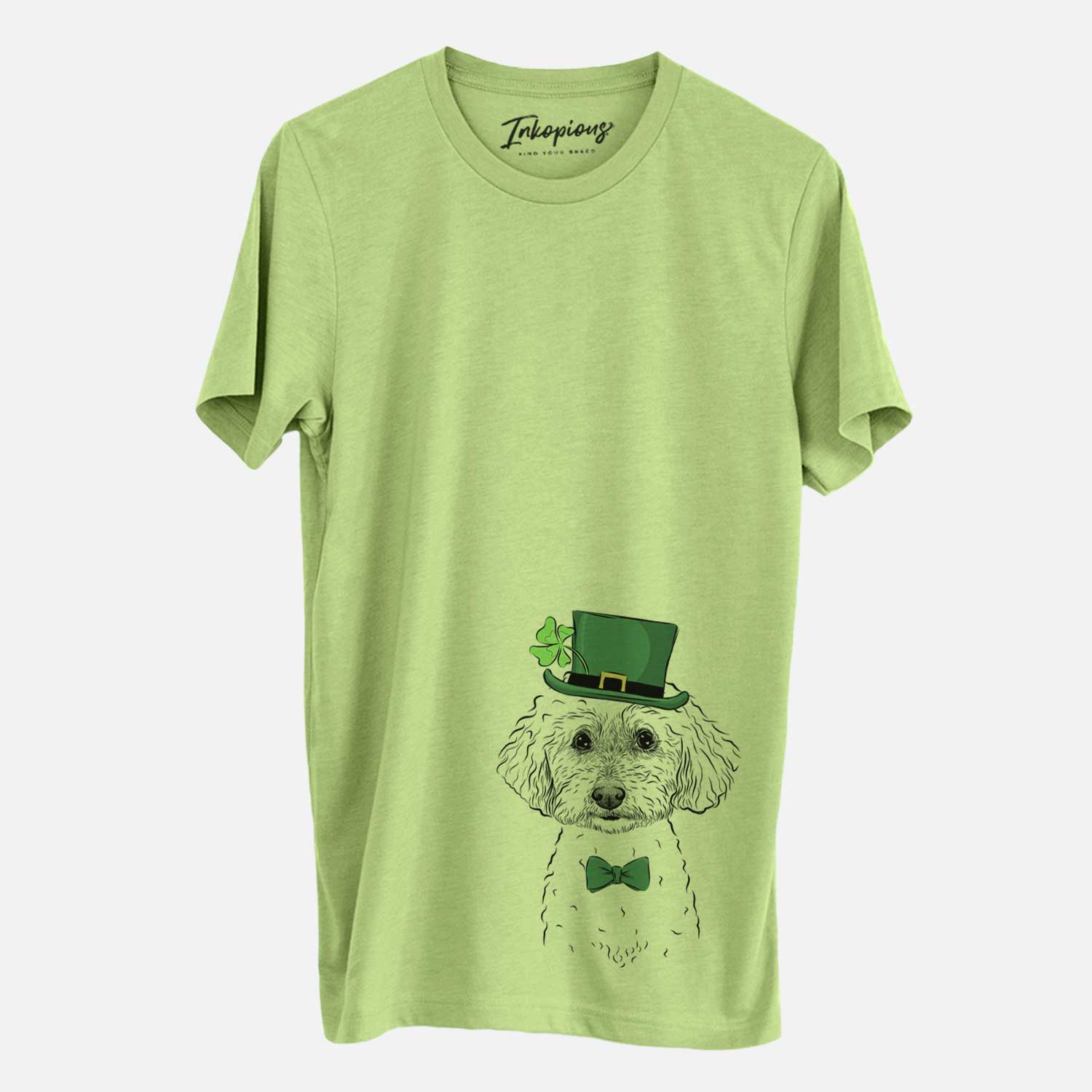 St. Patrick's Stitch the Bichonpoo - Unisex Crewneck - Image 3