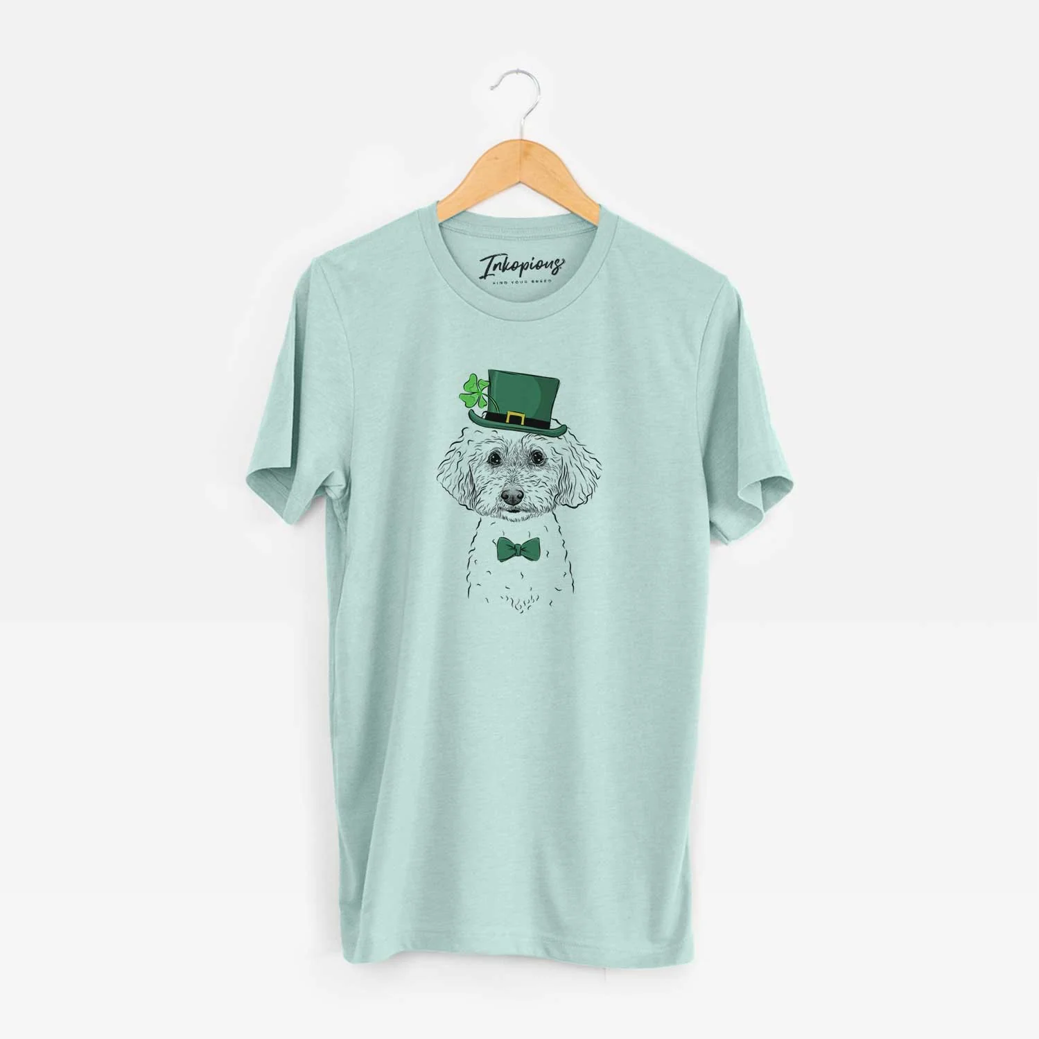 St. Patrick's Stitch the Bichonpoo - Unisex Crewneck - Image 7