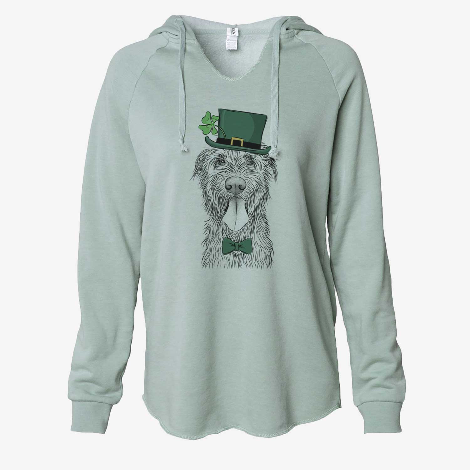 St. Patrick's Sullivan the Irish Wolfhound - Cali Wave Hooded Sweatshirt - Image 6