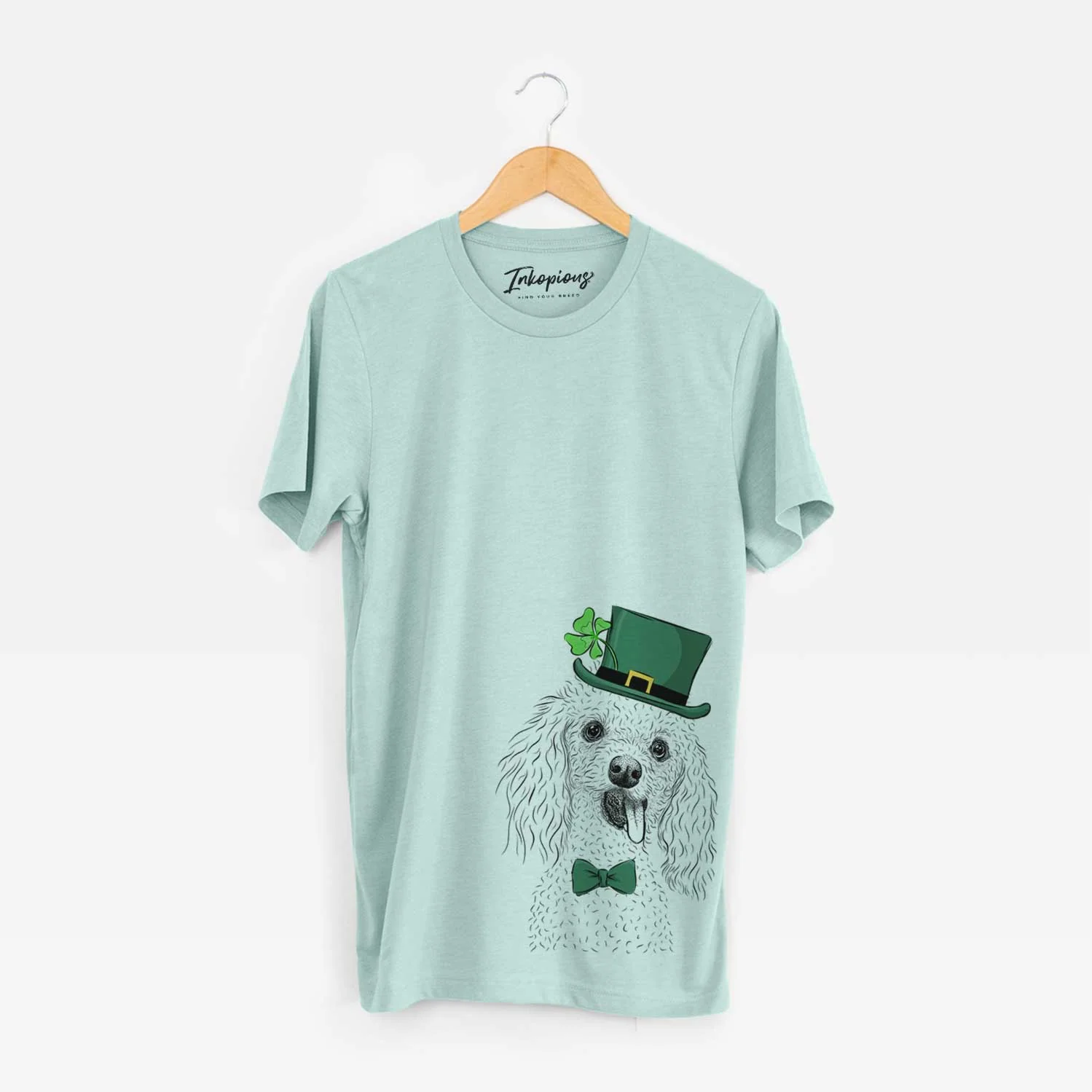 St. Patrick's Super Joey the Toy Poodle - Unisex Crewneck - Image 4