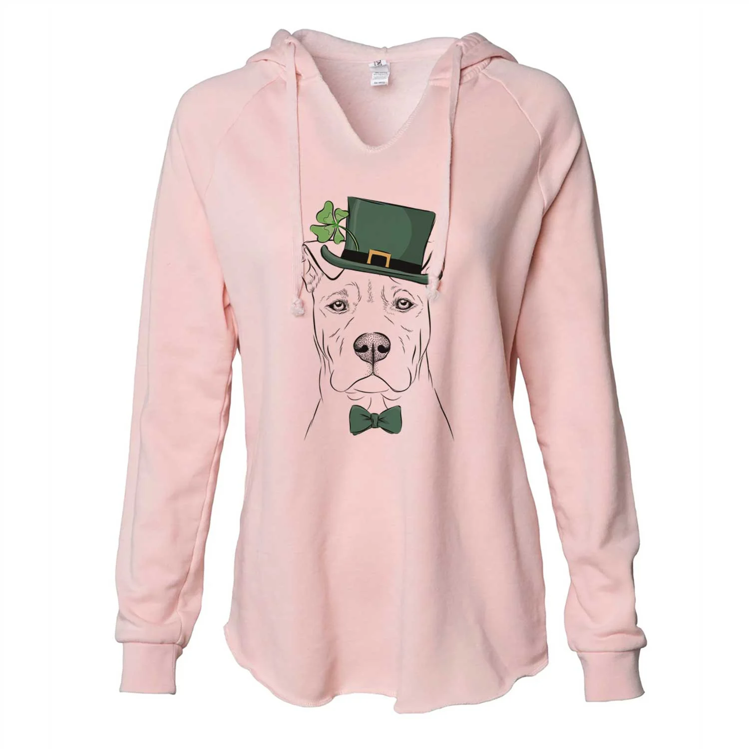 St. Patrick's Sweet Finn the Mixed Breed - Cali Wave Hooded Sweatshirt - Image 4