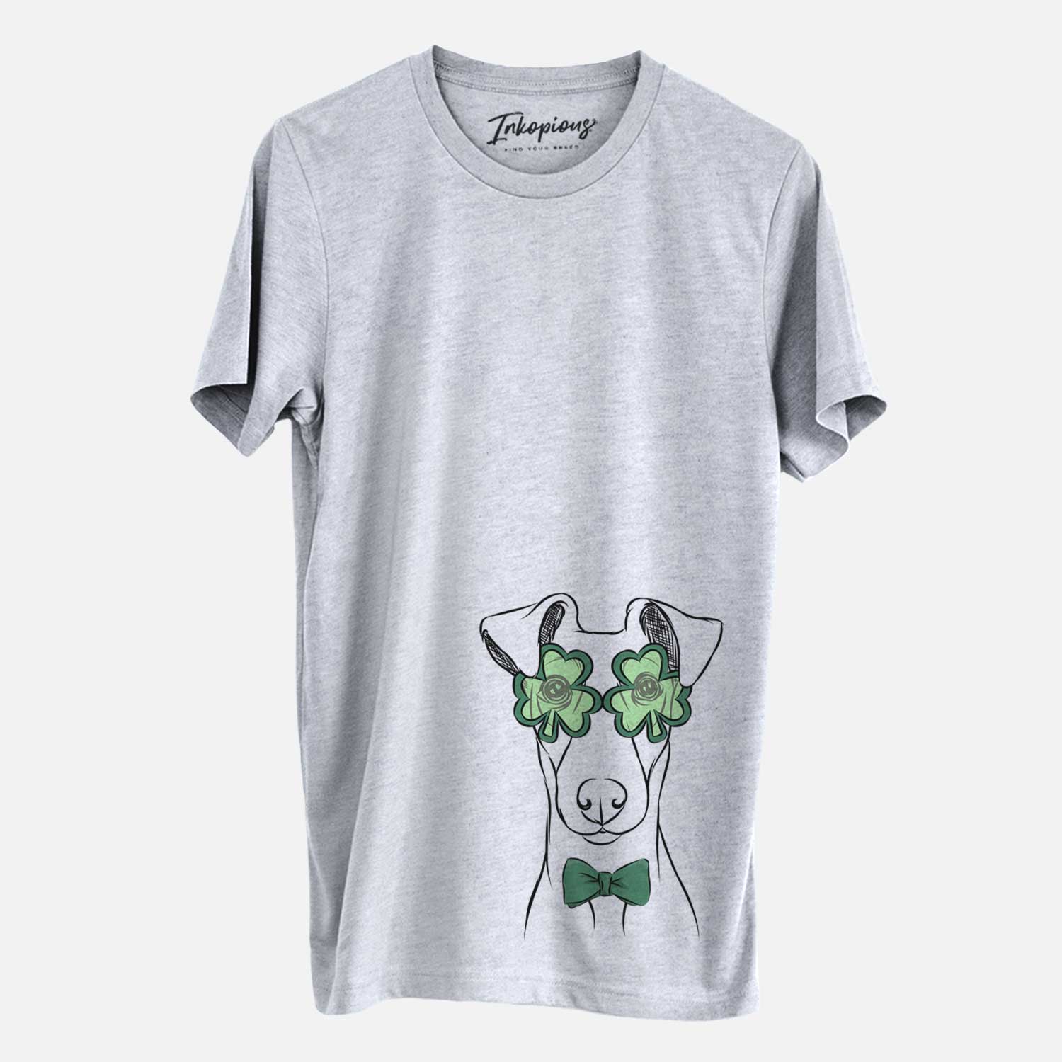 St. Patrick's Tanner the Fox Terrier - Unisex Crewneck - Image 2