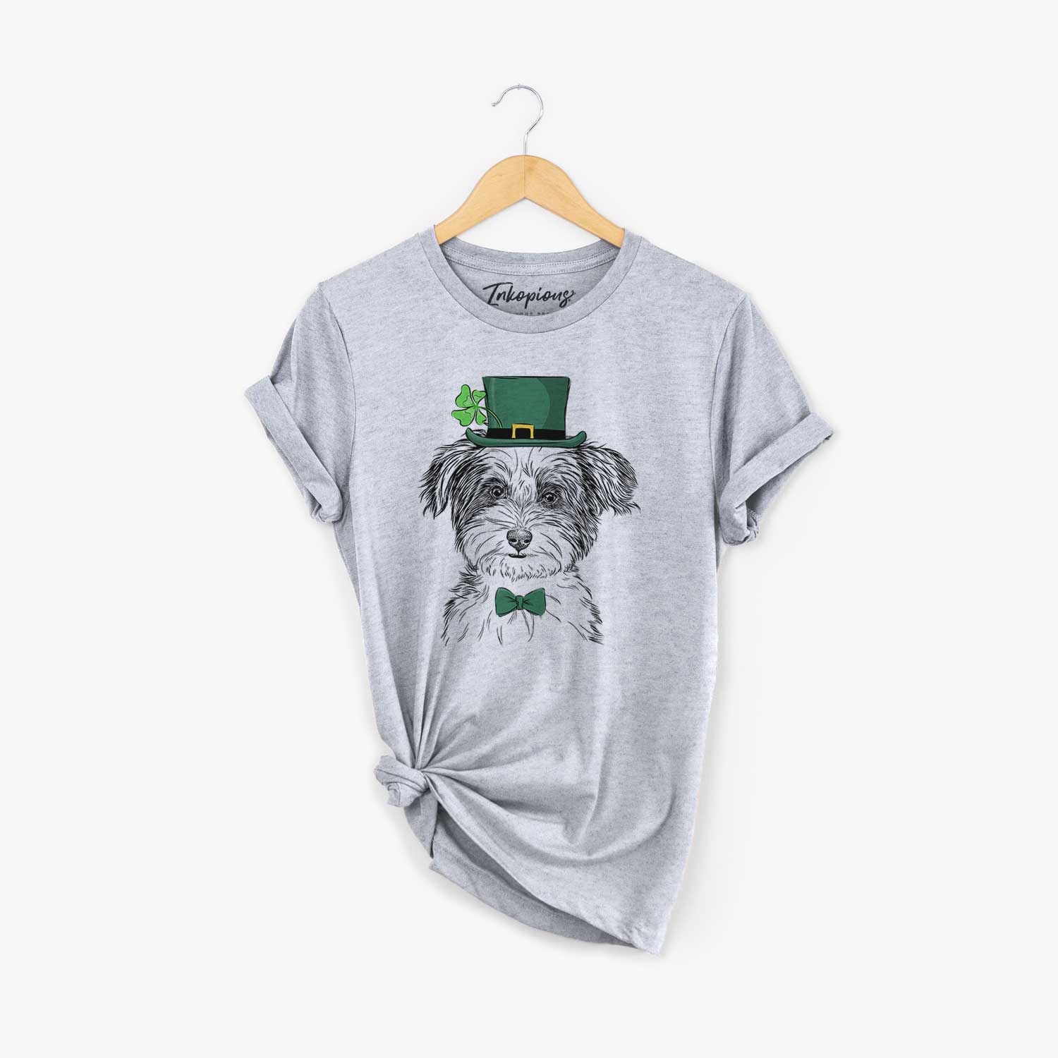 St. Patrick's Teddy the Havanese - Unisex Crewneck - Image 5