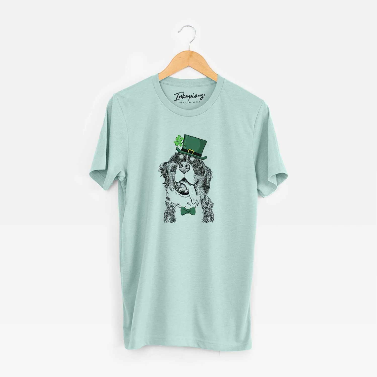 St. Patrick's Theo the Bernese Mountain Dog - Unisex Crewneck - Image 7