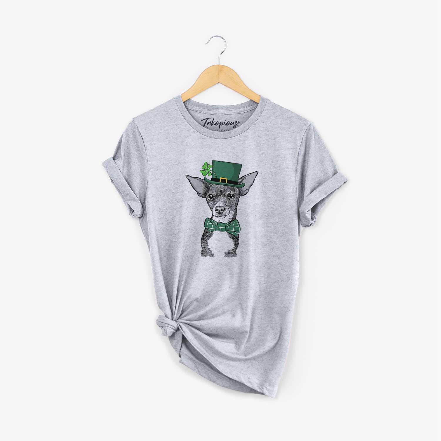 St. Patrick's Tiny Archie the Mixed Breed - Unisex Crewneck - Image 5