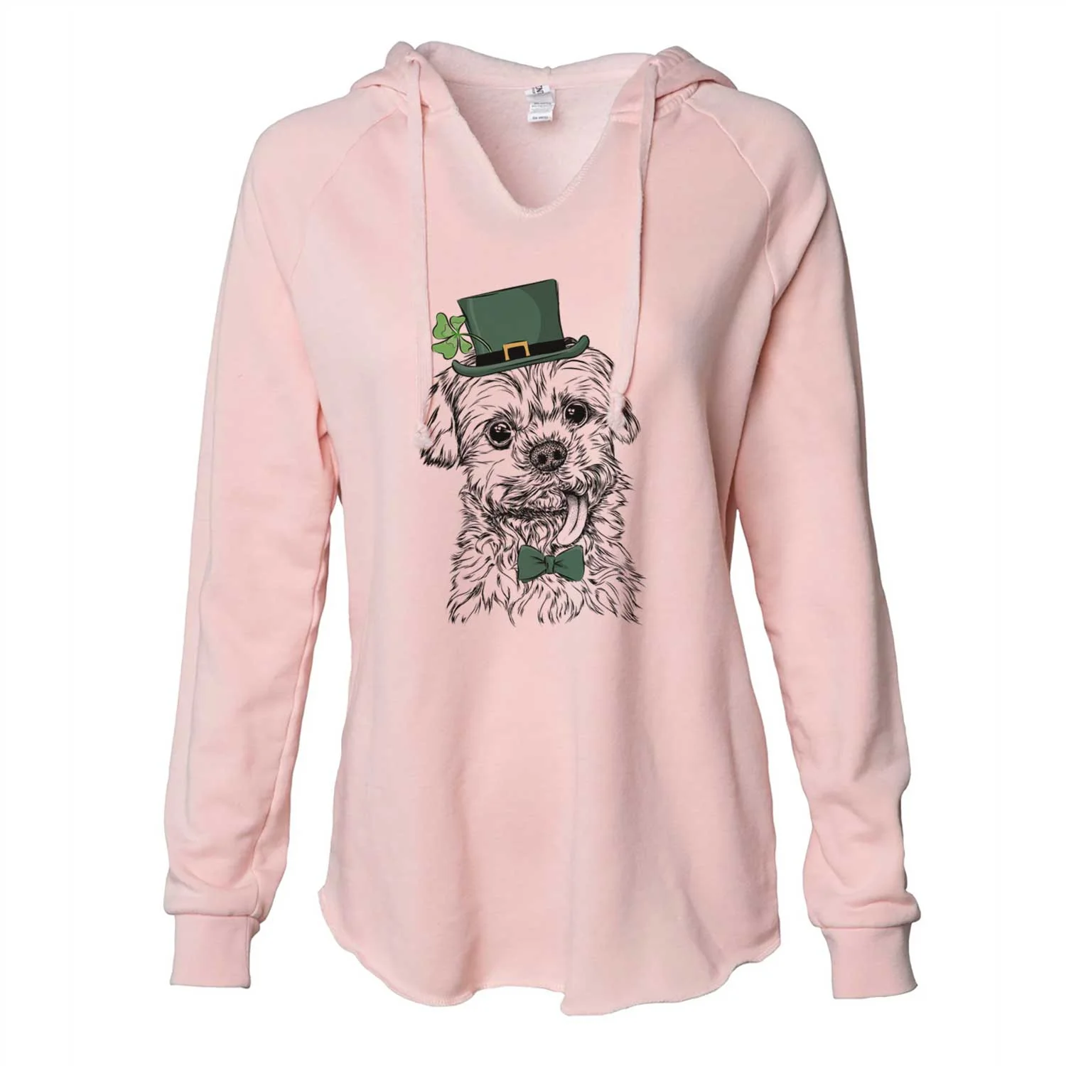 St. Patrick's Tiny Titan the Shih Tzu - Cali Wave Hooded Sweatshirt - Image 4