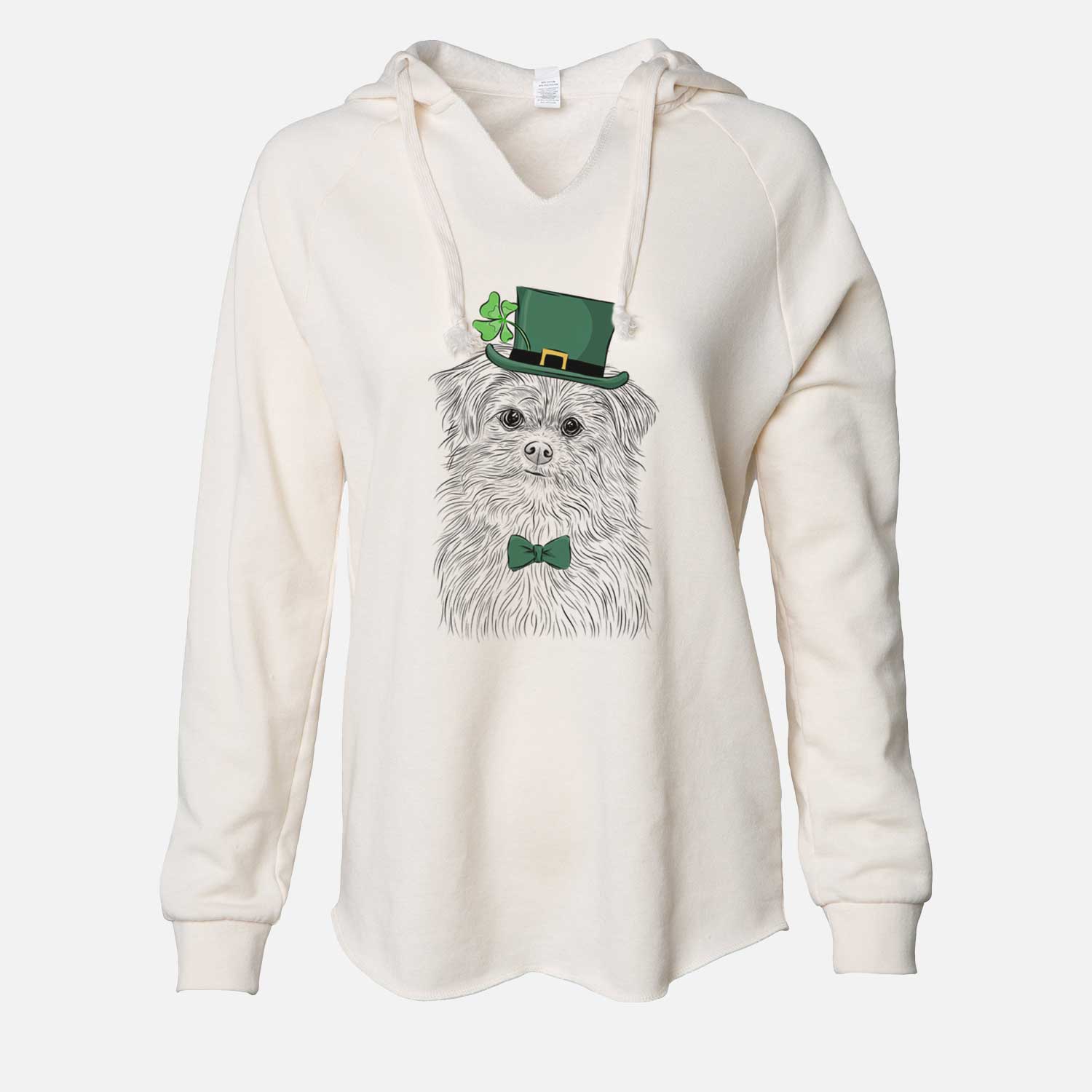 St. Patrick's Trixie the Terrier Mix - Cali Wave Hooded Sweatshirt - Image 7