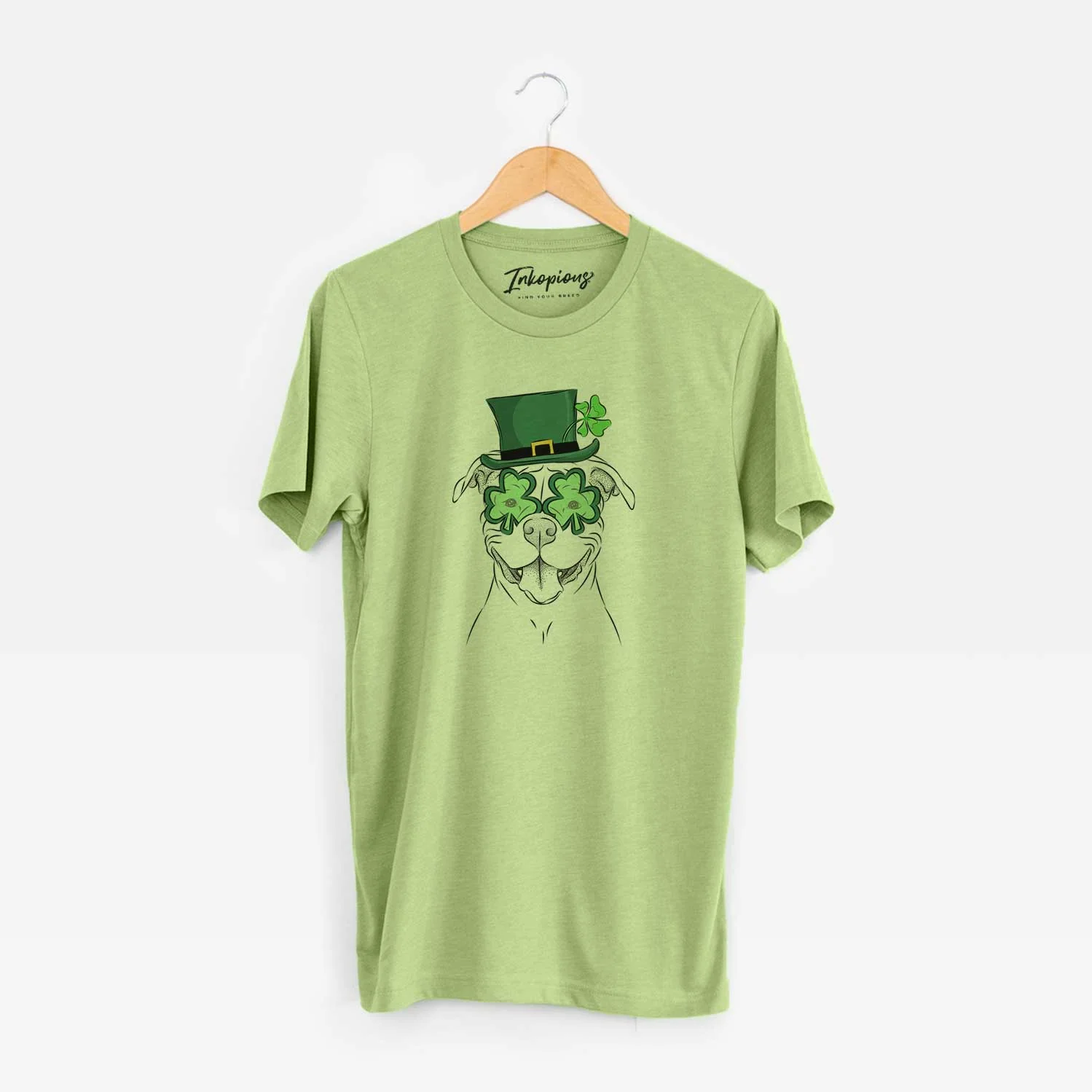St. Patrick's Tyson the American Bulldog - Unisex Crewneck - Image 6