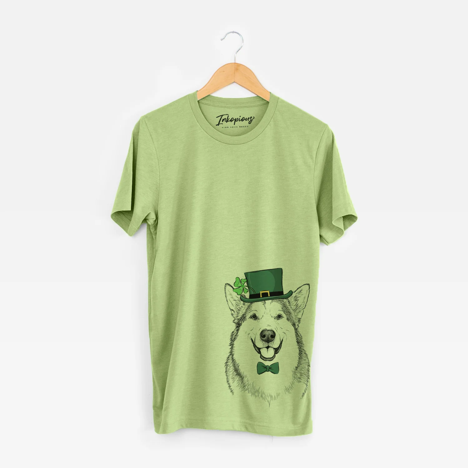 St. Patrick's Vader the Alaskan Malamute - Unisex Crewneck - Image 3
