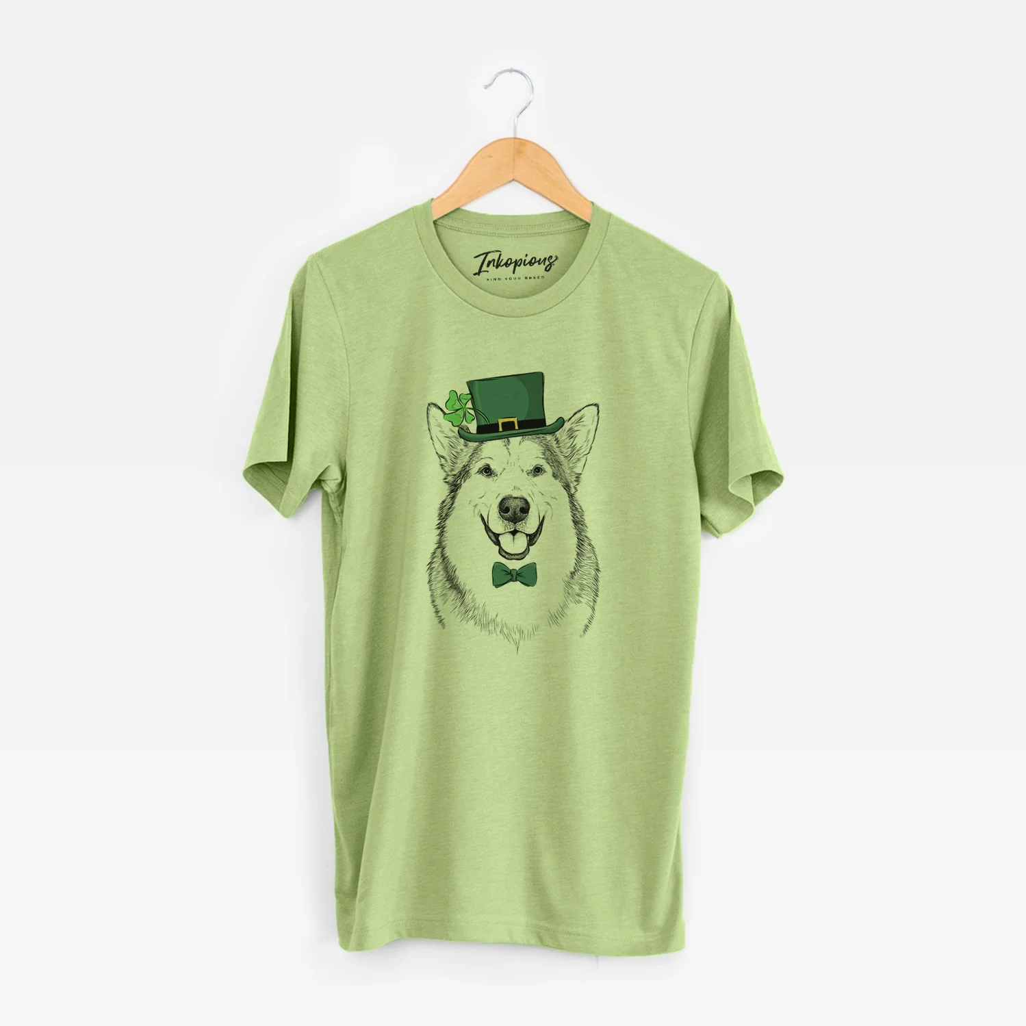 St. Patrick's Vader the Alaskan Malamute - Unisex Crewneck - Image 6