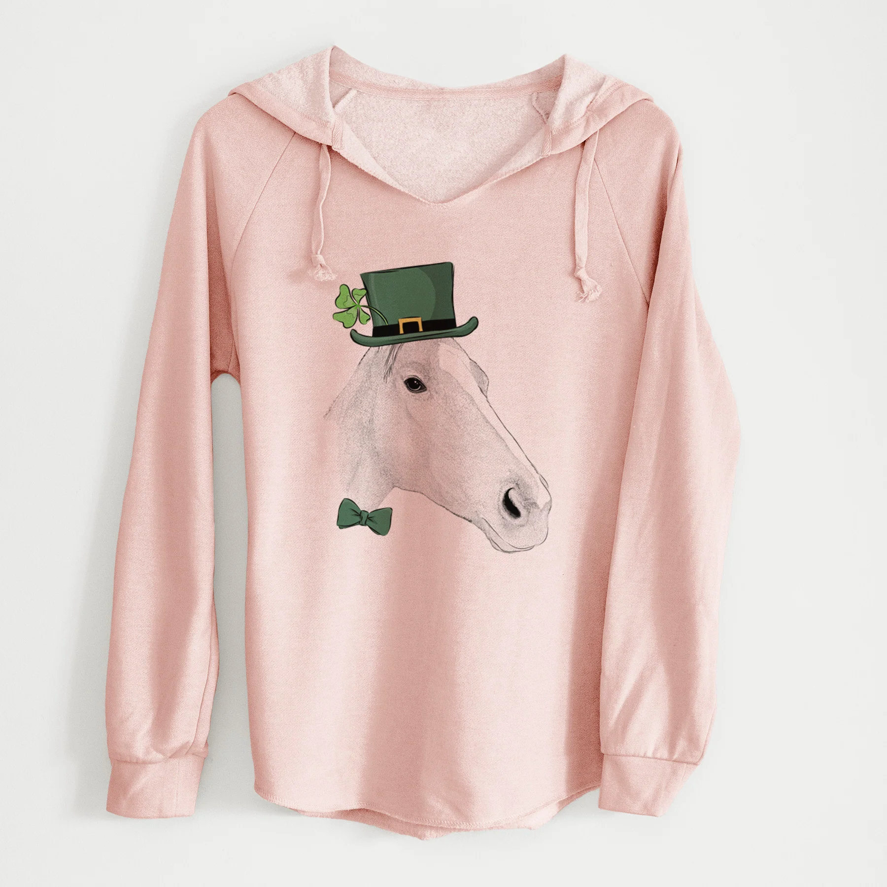 St. Patrick's Westley the Horse - Cali Wave Hooded Sweatshirt - Image 4