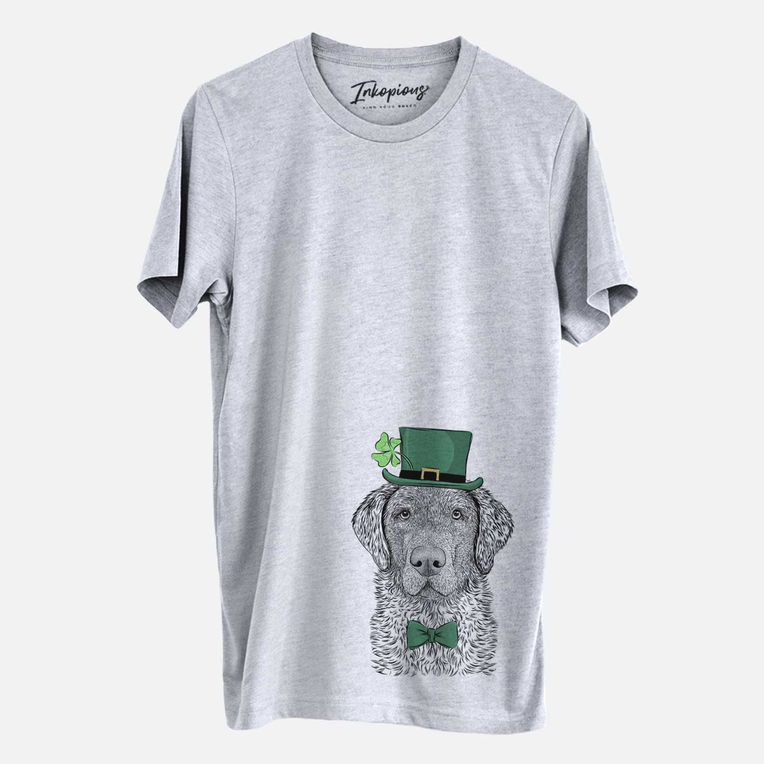 St. Patrick's Whiskey the Chocolate Lab - Unisex Crewneck - Image 2