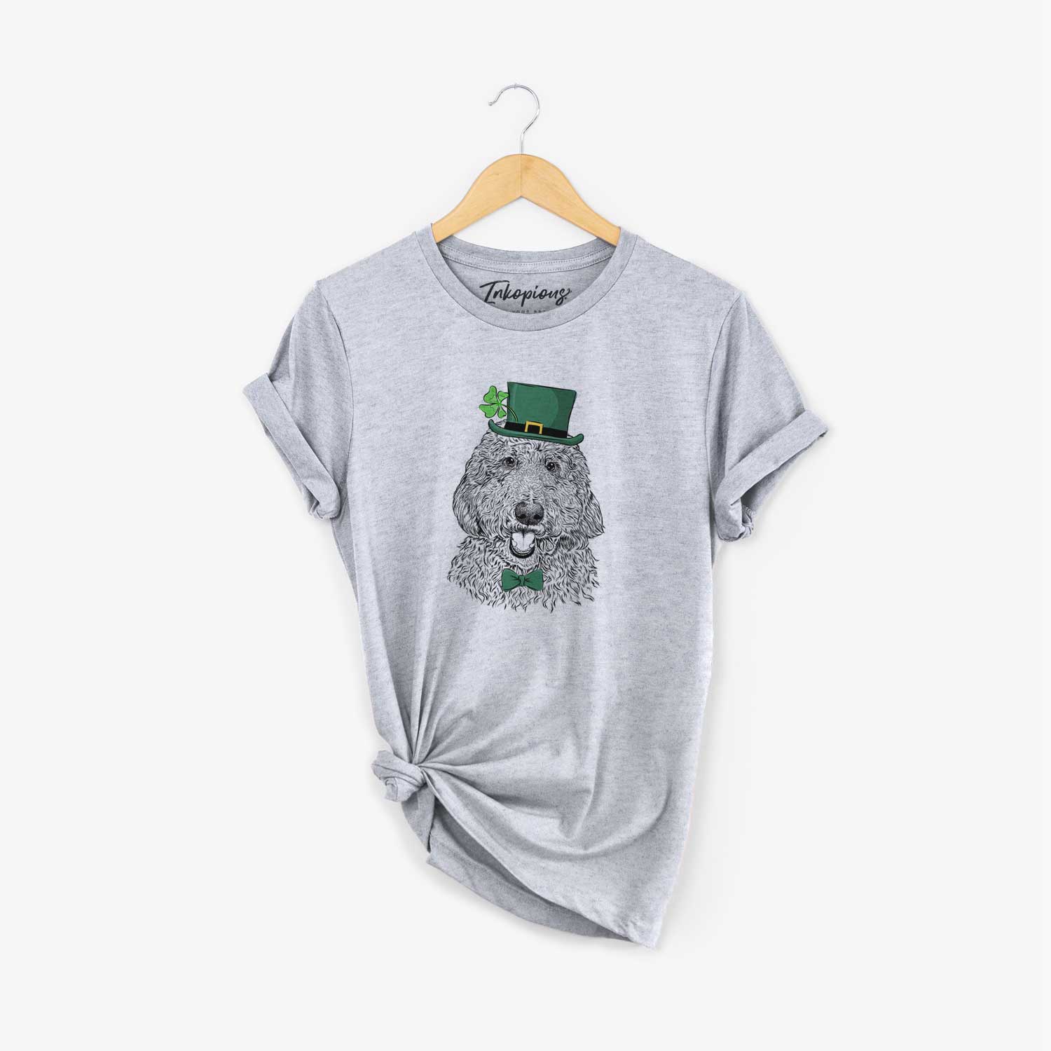 St. Patrick's Whisper the Goldendoodle - Unisex Crewneck - Image 5