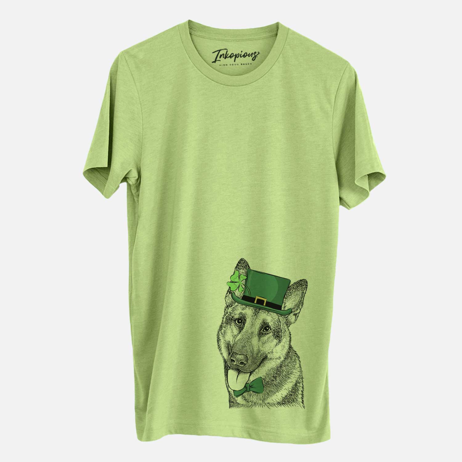 St. Patrick's Whitaker the German Shepherd - Unisex Crewneck - Image 3