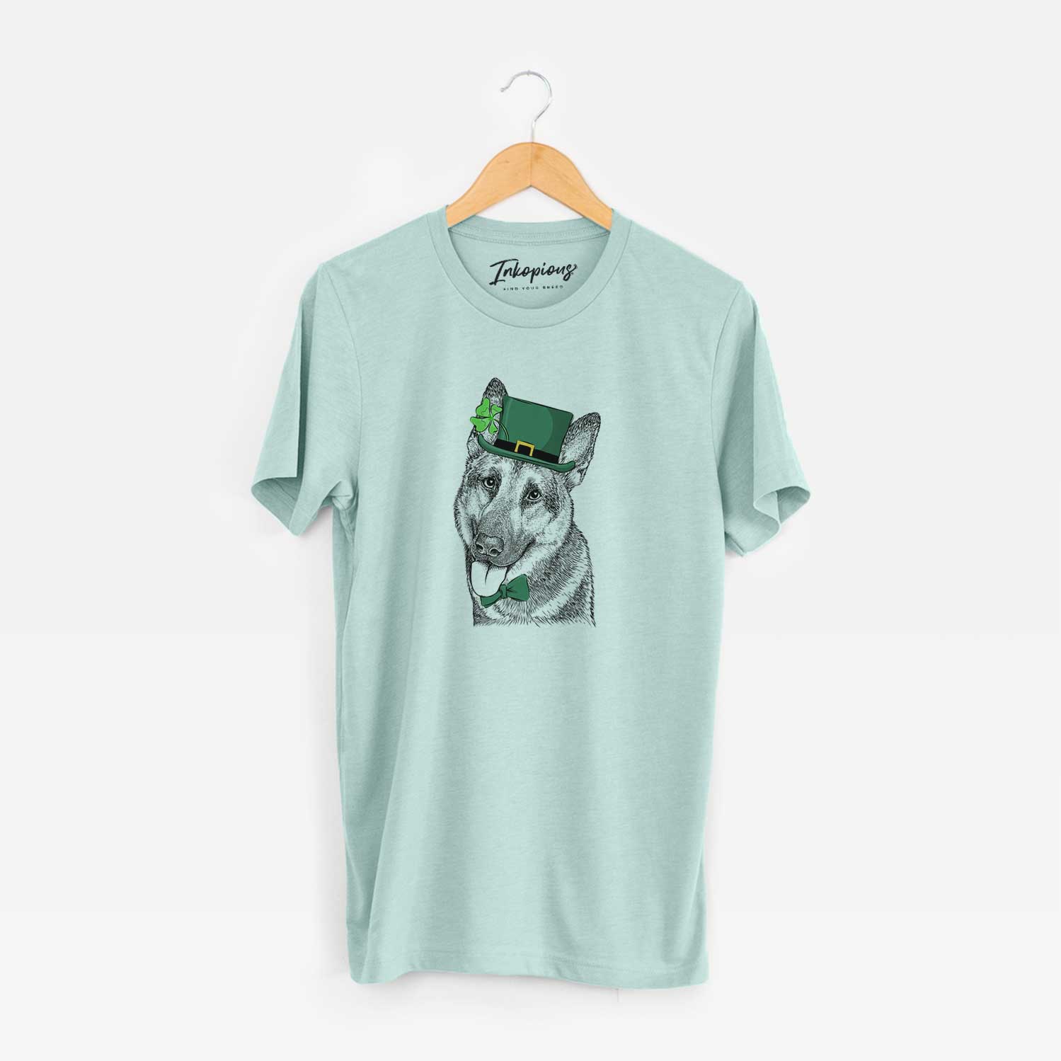 St. Patrick's Whitaker the German Shepherd - Unisex Crewneck - Image 7