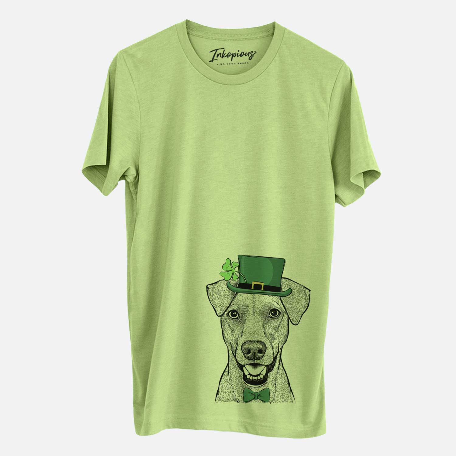 St. Patrick's Willow the German Pinscher - Unisex Crewneck - Image 3