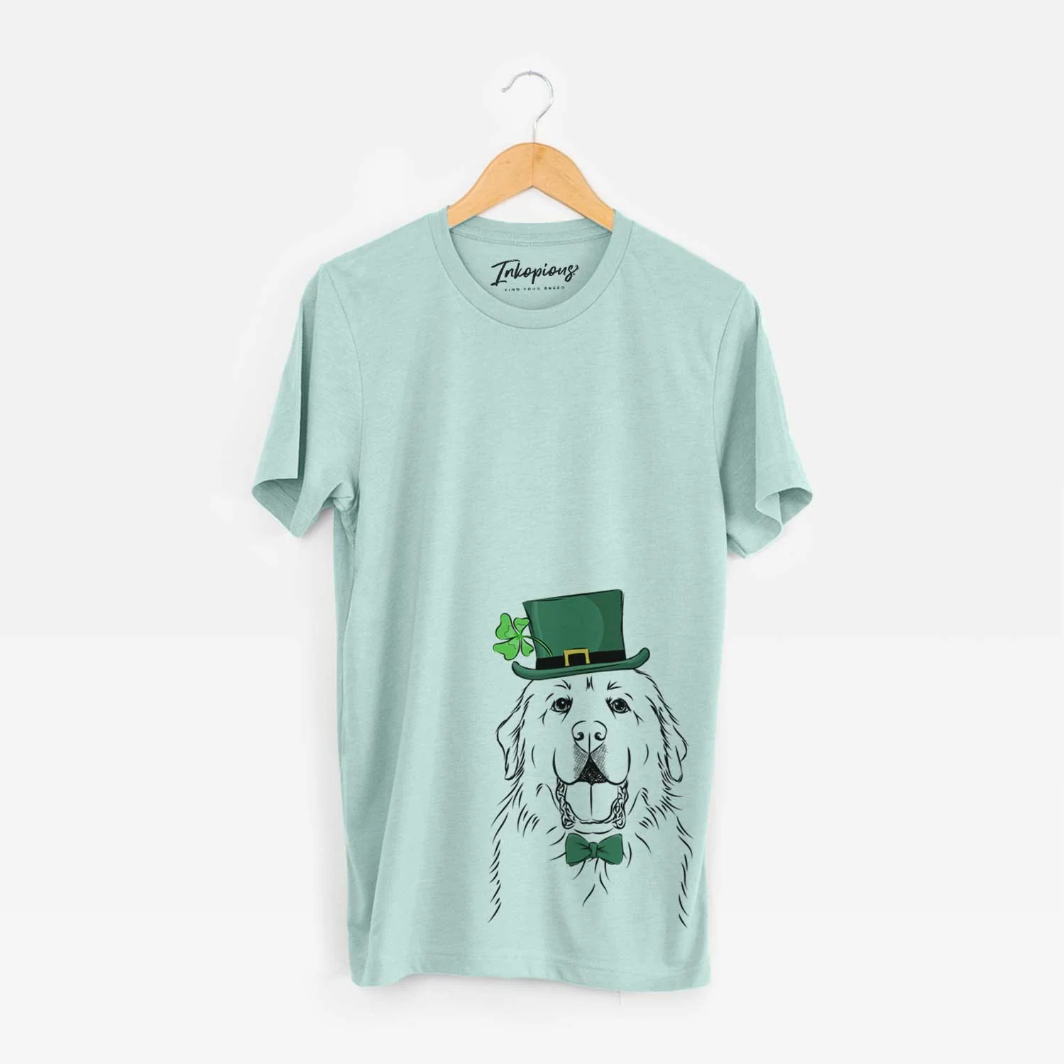 St. Patrick's Zeus the Great Pyrenees - Unisex Crewneck - Image 4