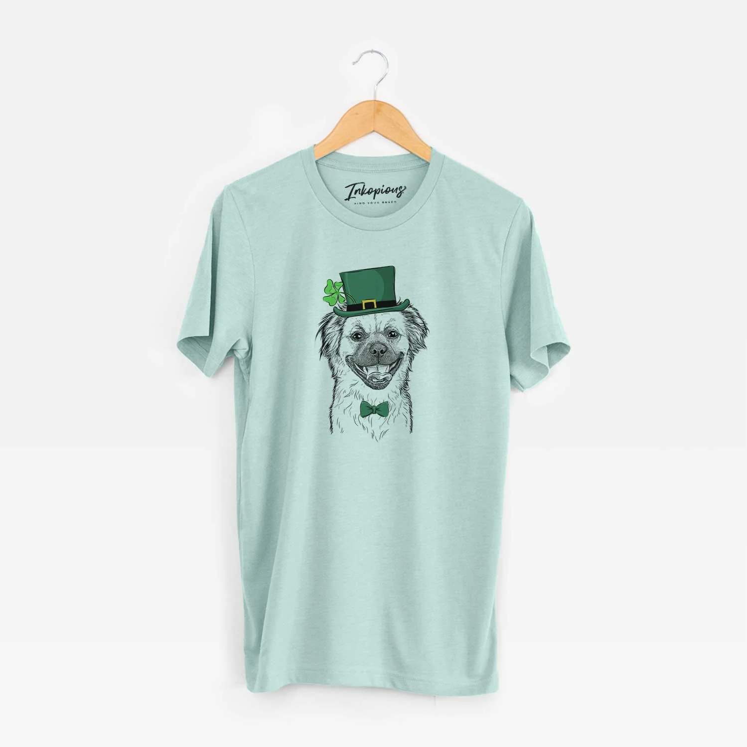 St. Patrick's Zuri the Spaniel Mix - Unisex Crewneck - Image 7