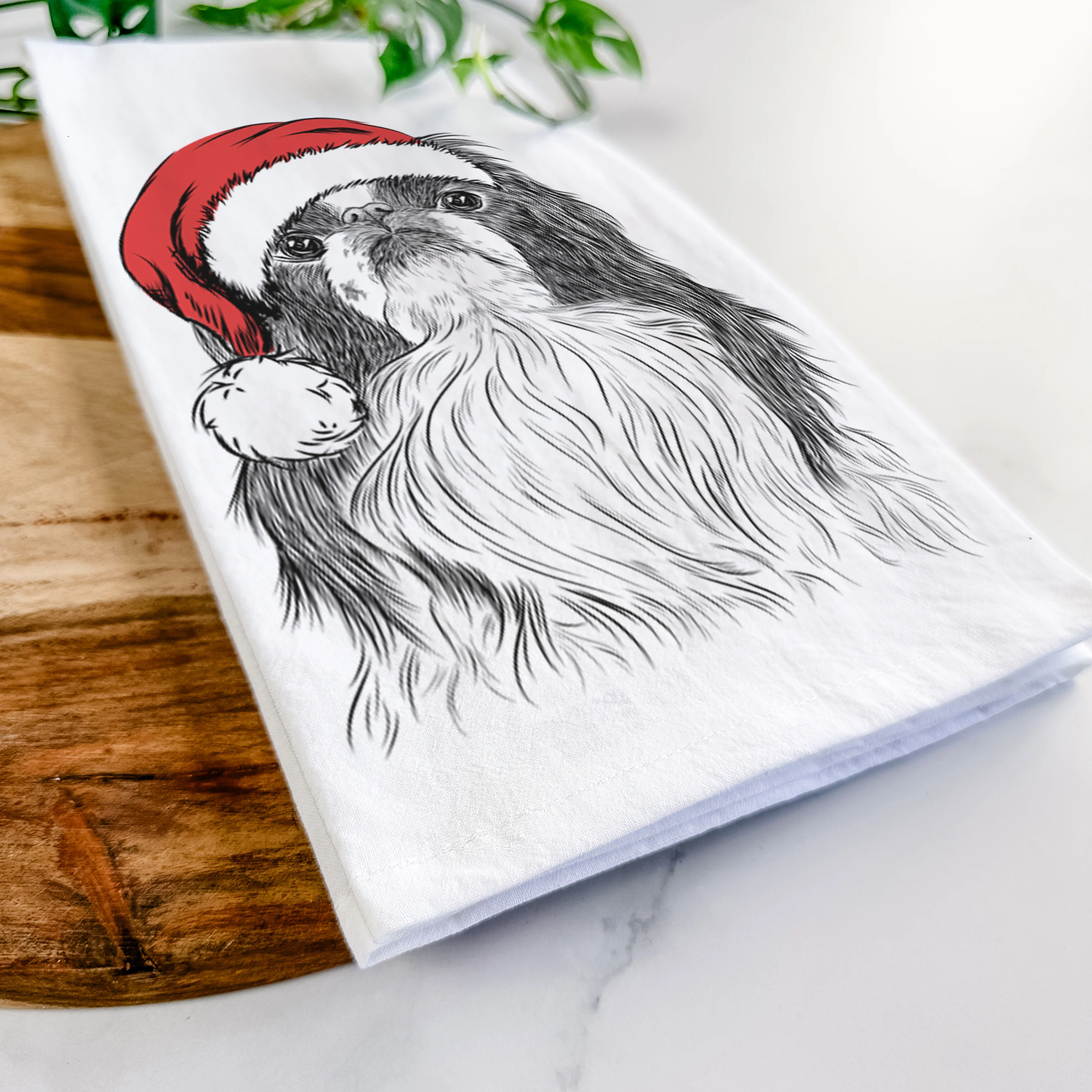 Suki the Japanese Chin Tea Towel - Image 9
