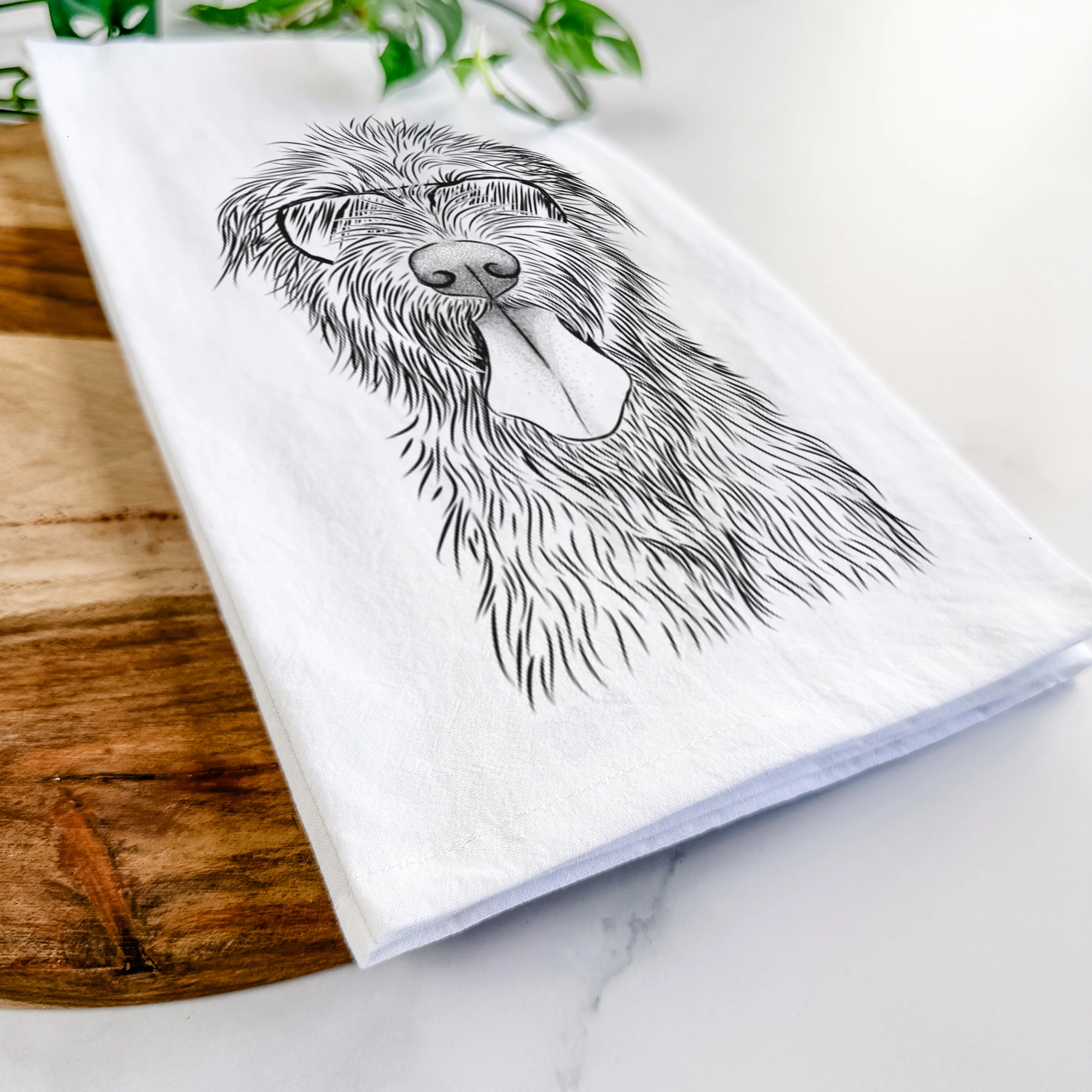 Sullivan the Irish Wolfhound Tea Towel - Image 6