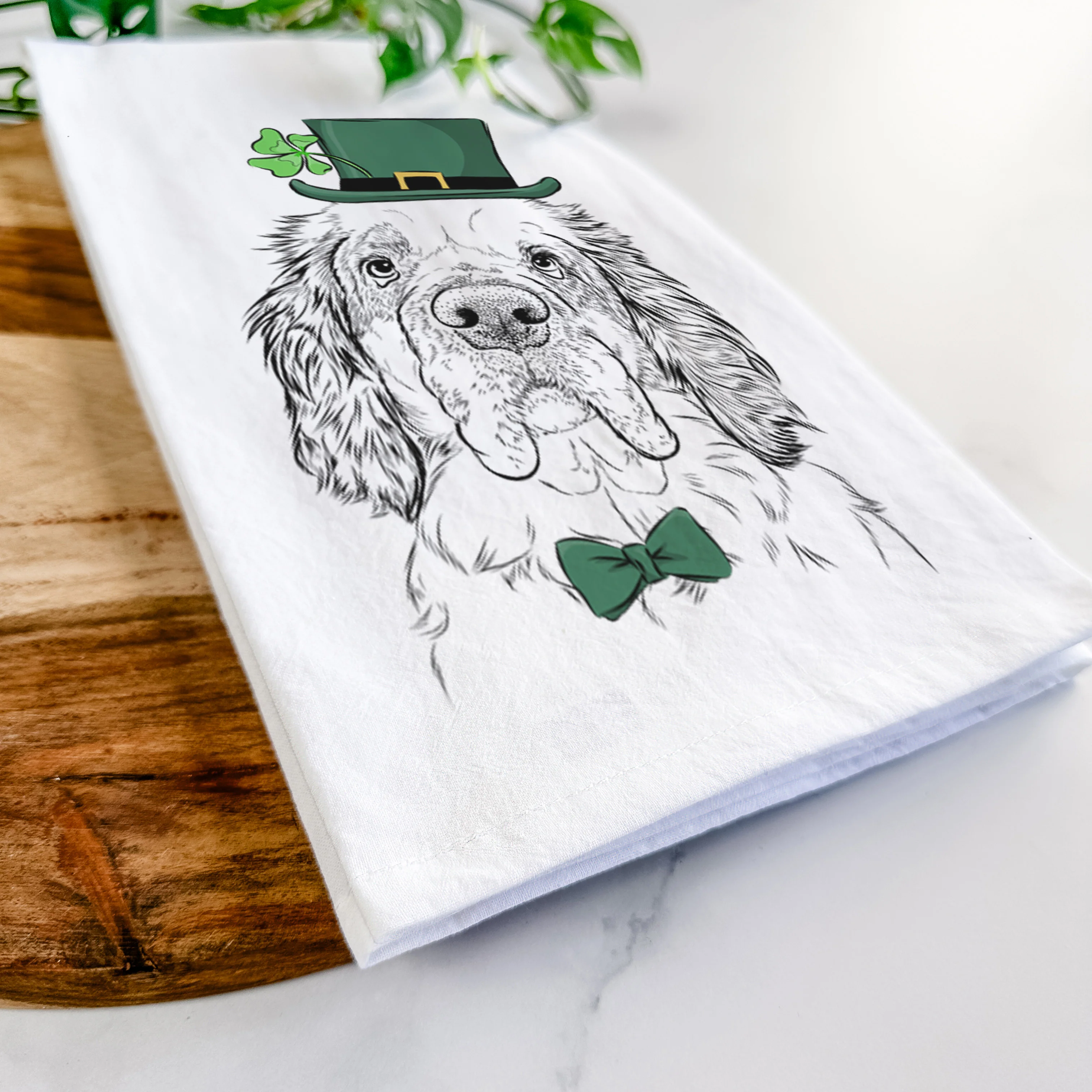 Sully the Clumber Spaniel Tea Towel - Image 13