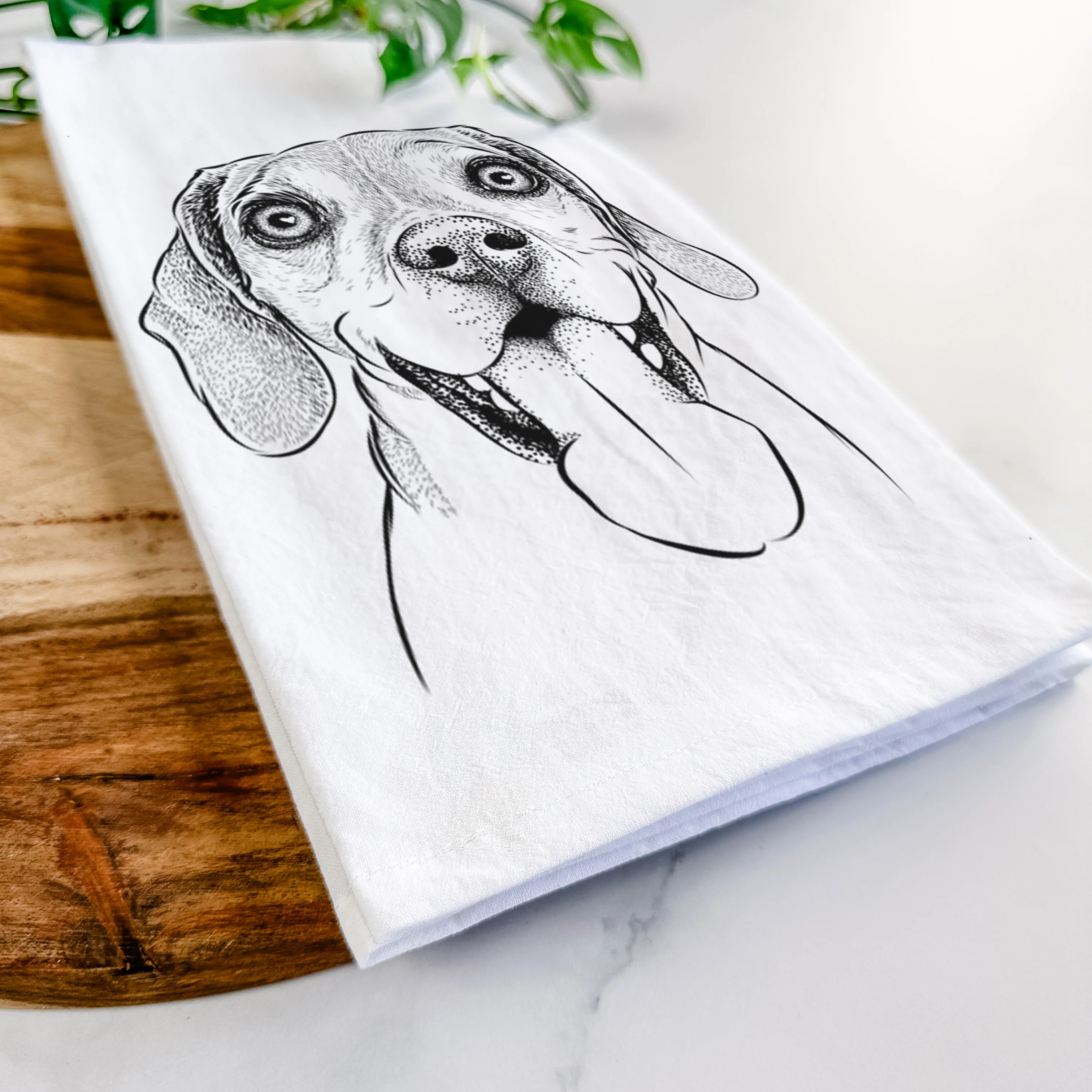 Sunny the Beagle Tea Towel - Image 5