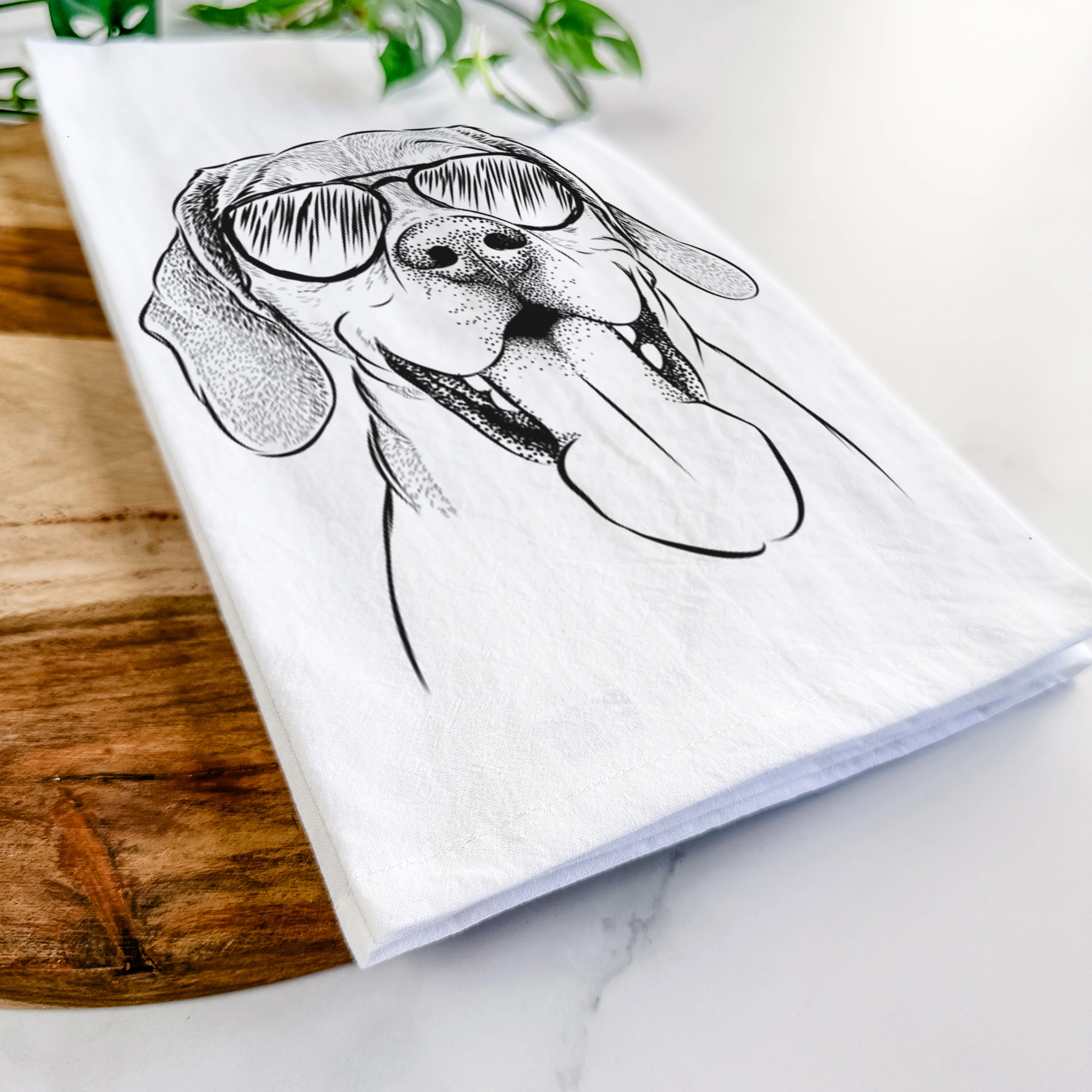 Sunny the Beagle Tea Towel - Image 6