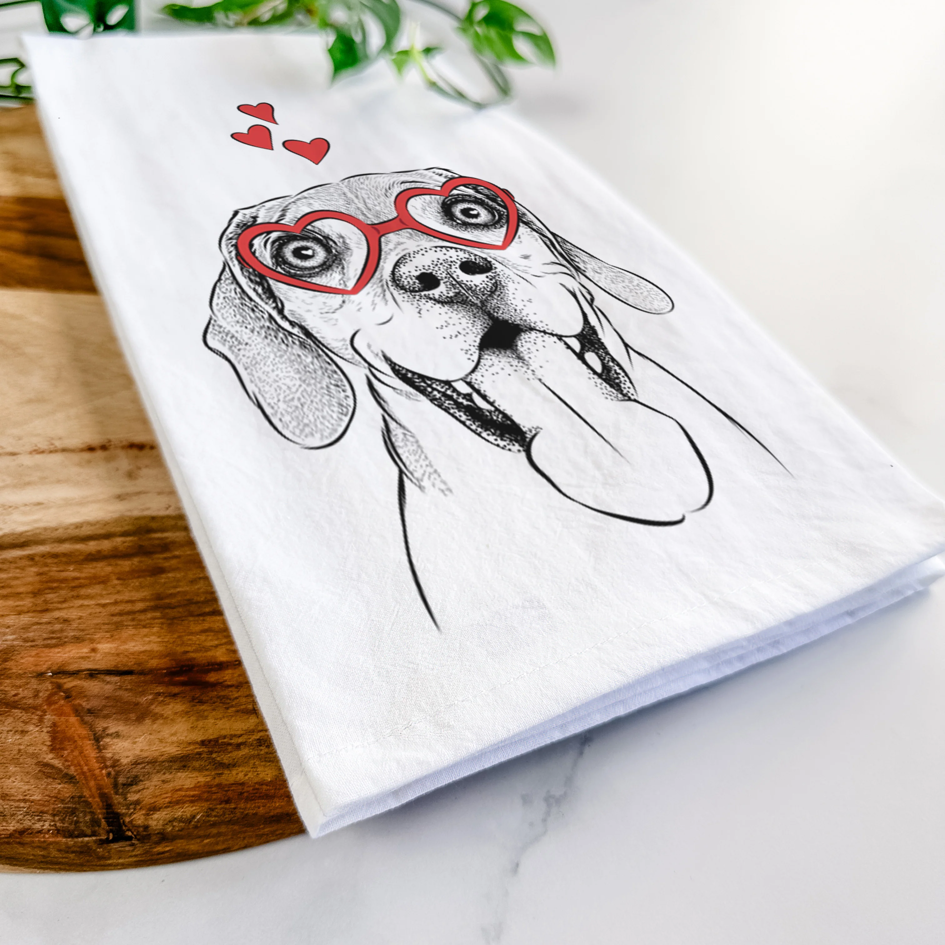 Sunny the Beagle Tea Towel - Image 7