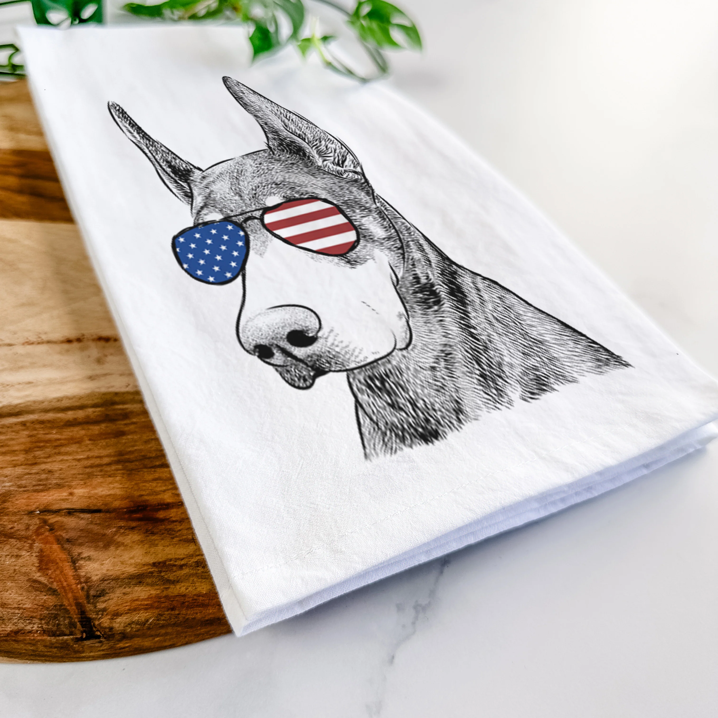Sunny the Doberman Pinscher Tea Towel - Image 12