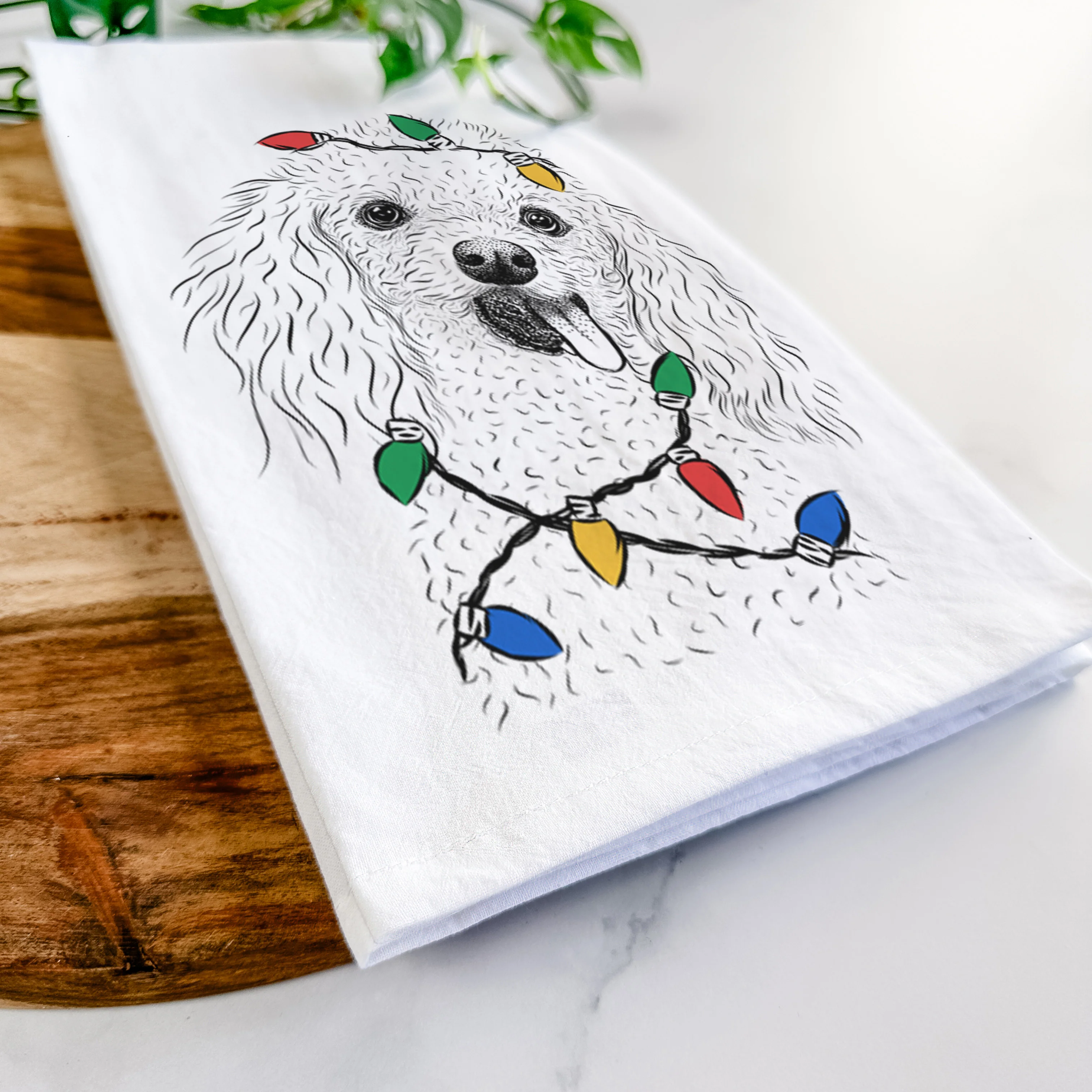 Super Joey the Toy Poodle Tea Towel - Image 10