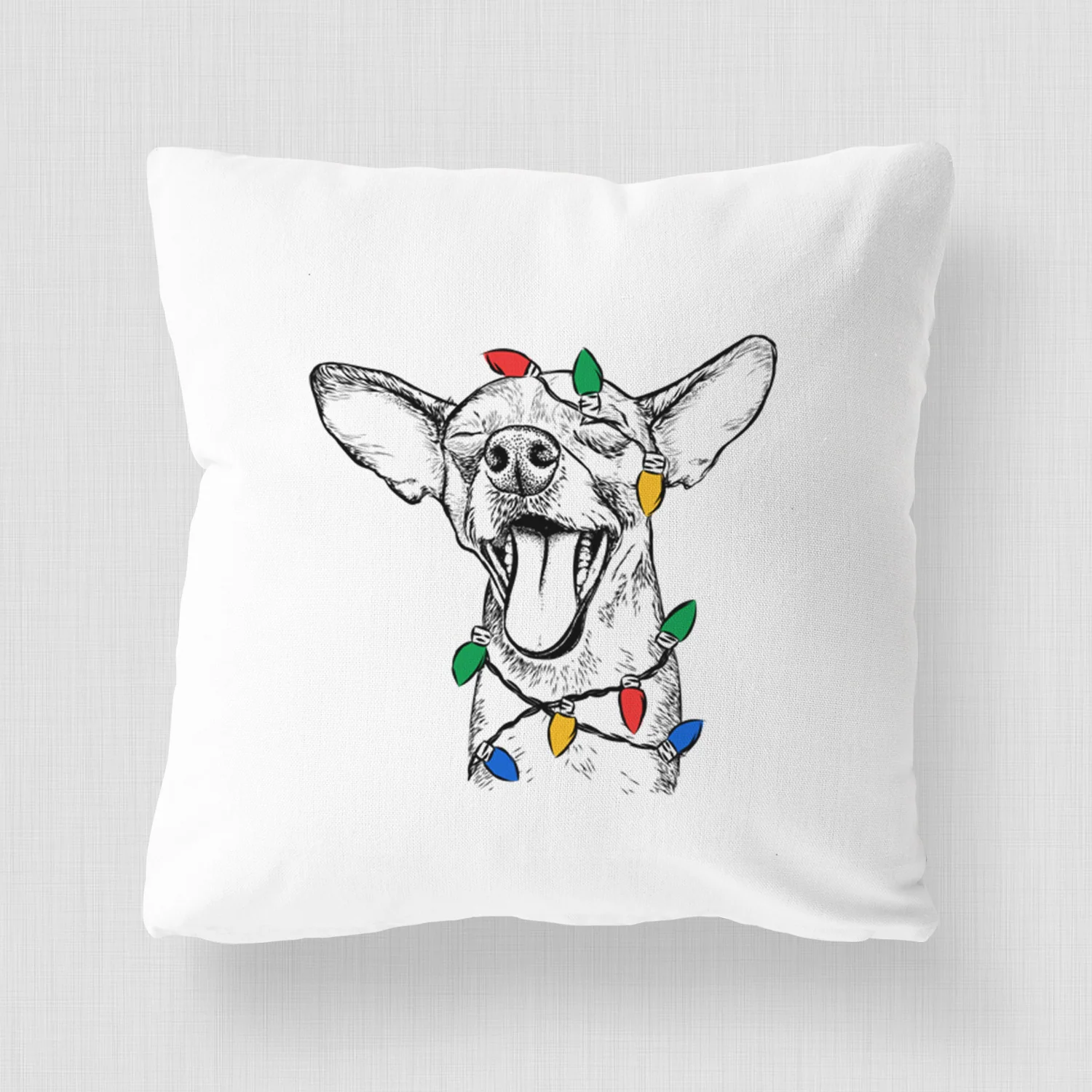 SweetBailey the Chihuahua Mix - Throw Pillow Cover - Image 4