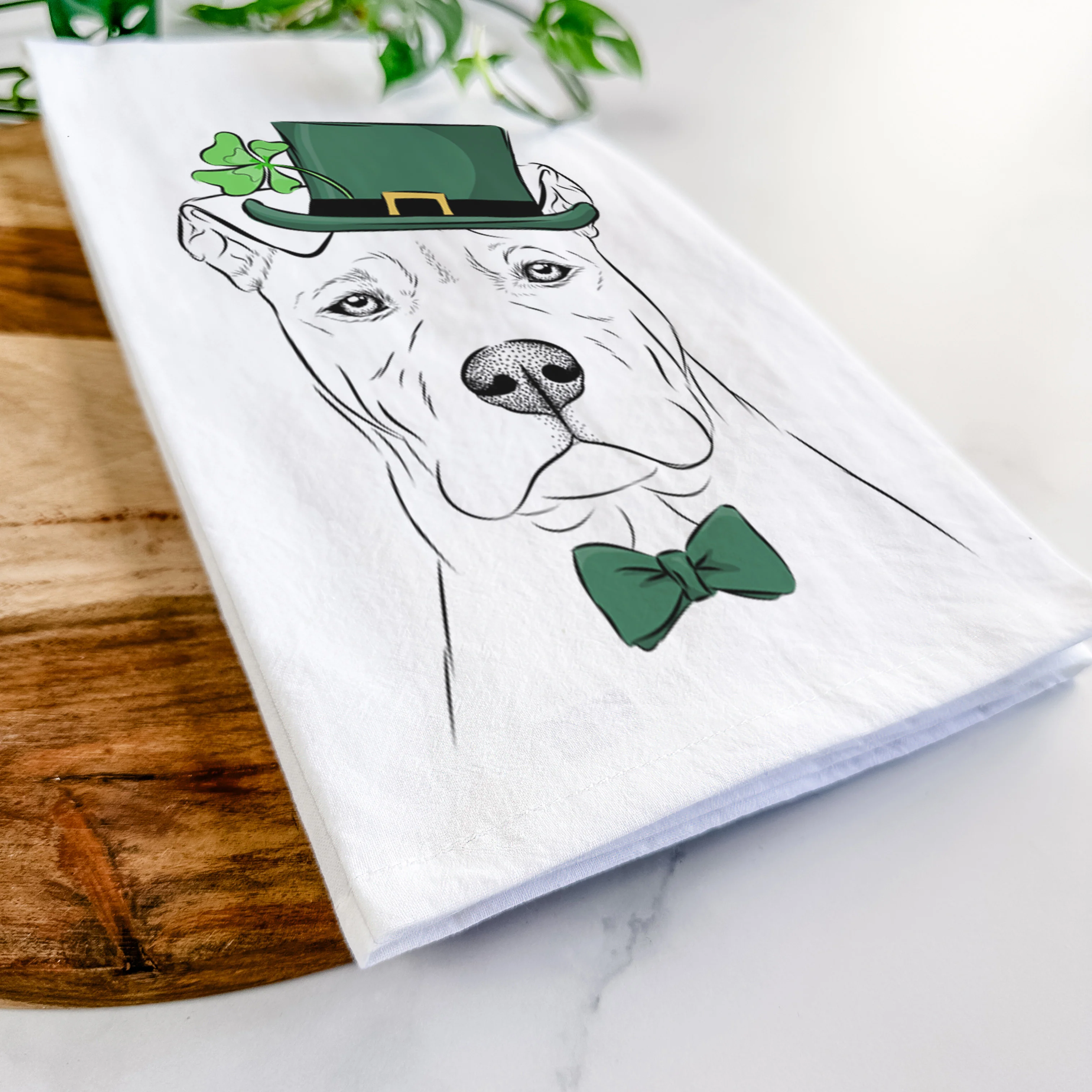 Sweet Finn the Mixed Breed Tea Towel - Image 13