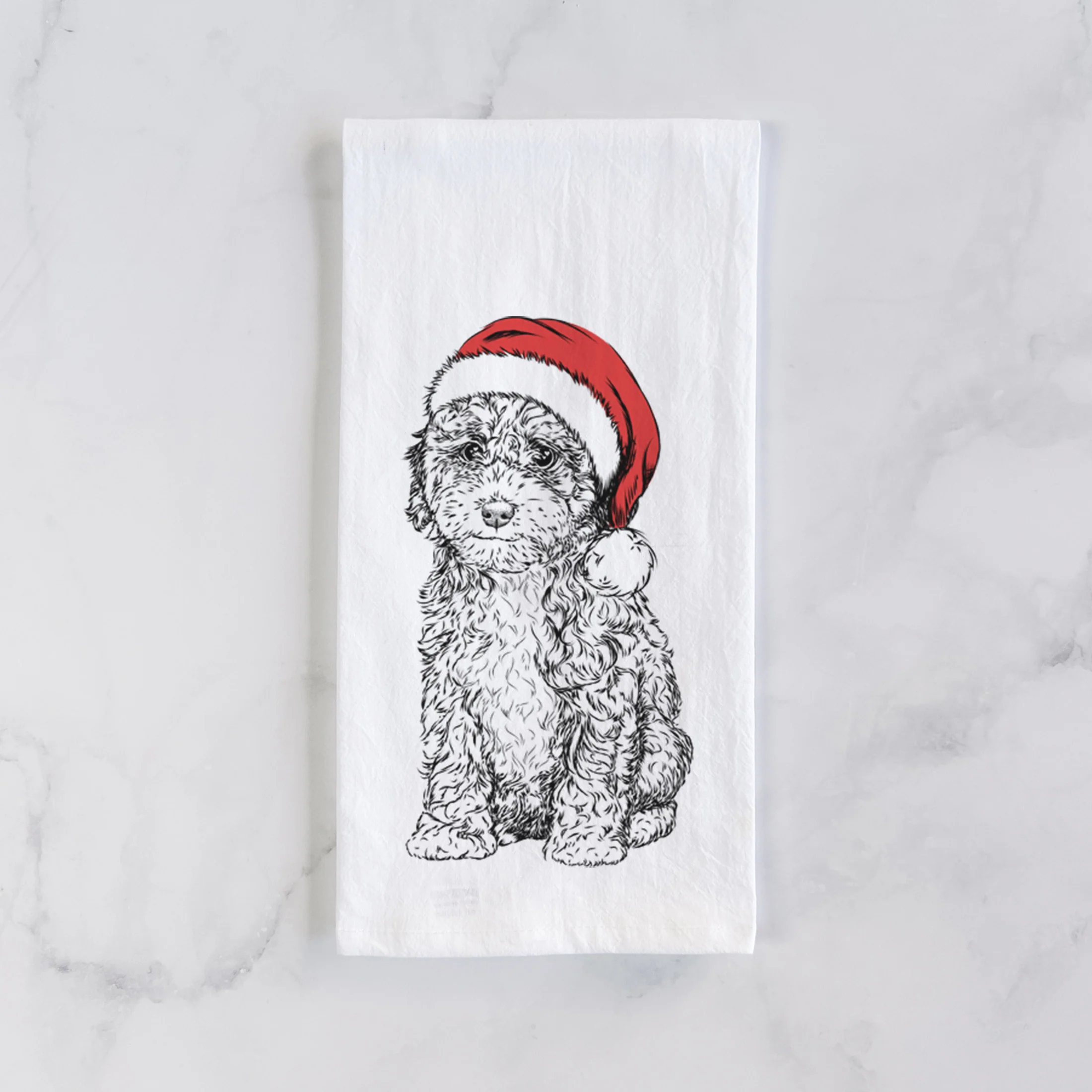 Sweet Tea the Mini Doodle Tea Towel - Image 2