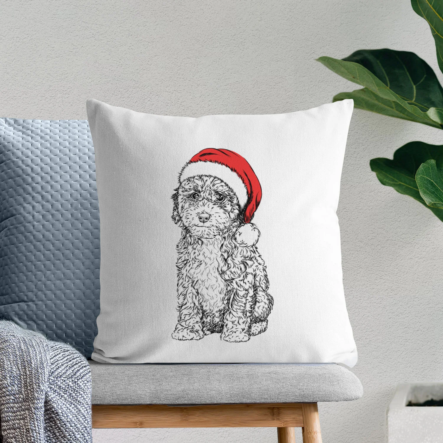 Sweet Tea the Mini Doodle - Throw Pillow Cover - Image 10