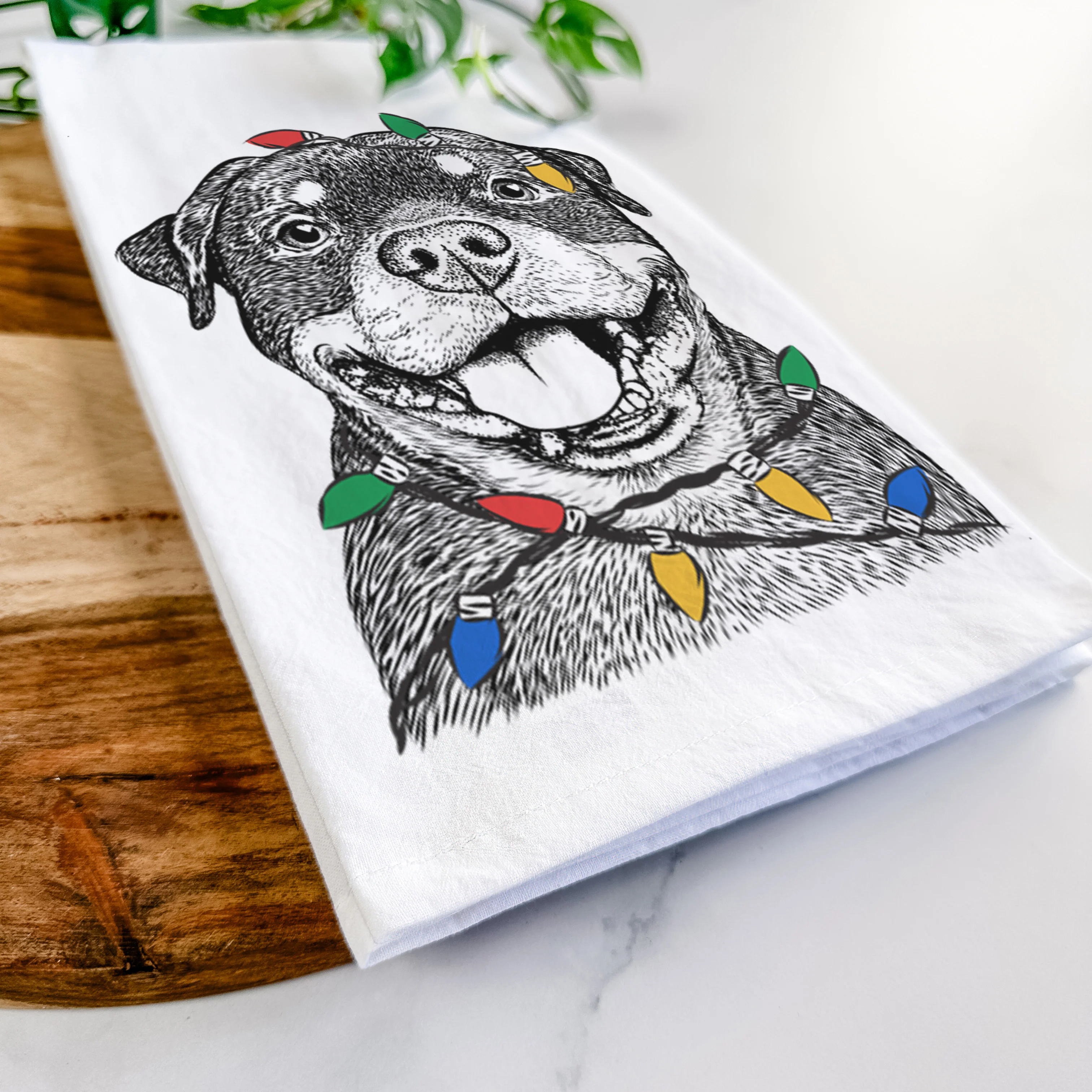 Talos the Rottweiler Tea Towel - Image 10