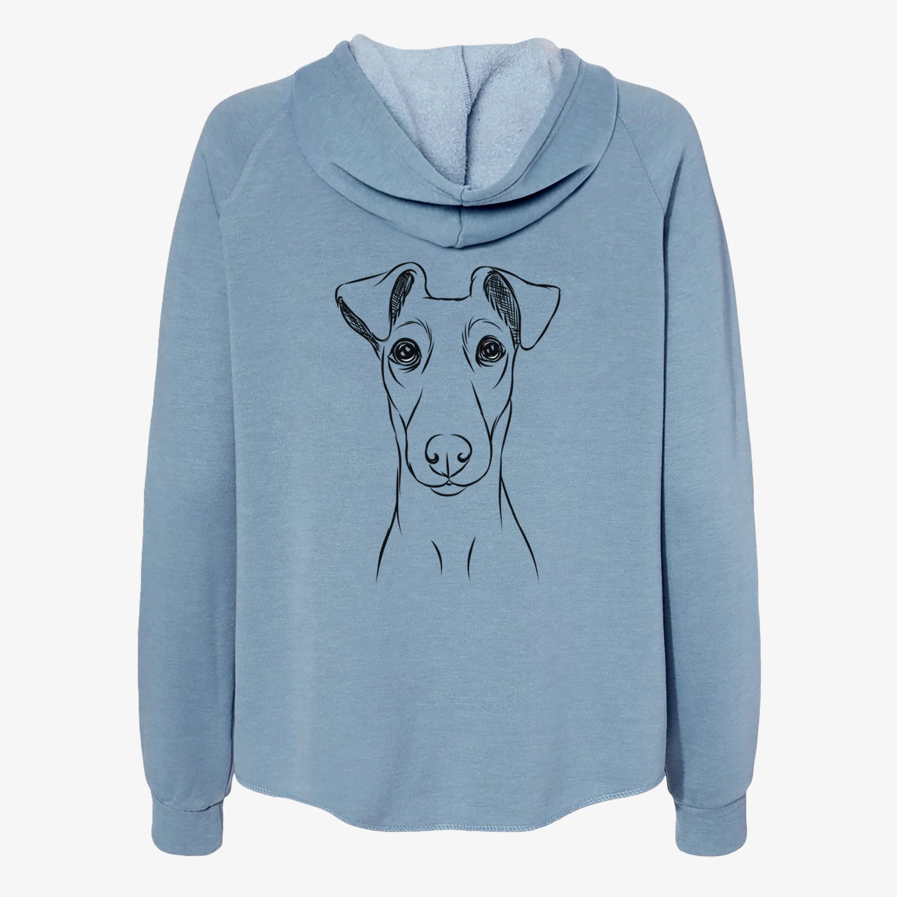 Tanner the Fox Terrier - Women's Cali Wave Zip-Up Sweatshirt - Image 6