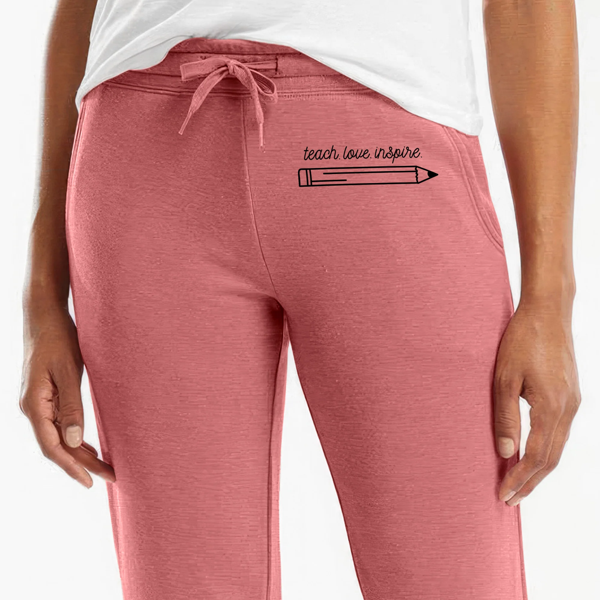 teach. love. inspire. - Women's Cali Wave Joggers - Image 6