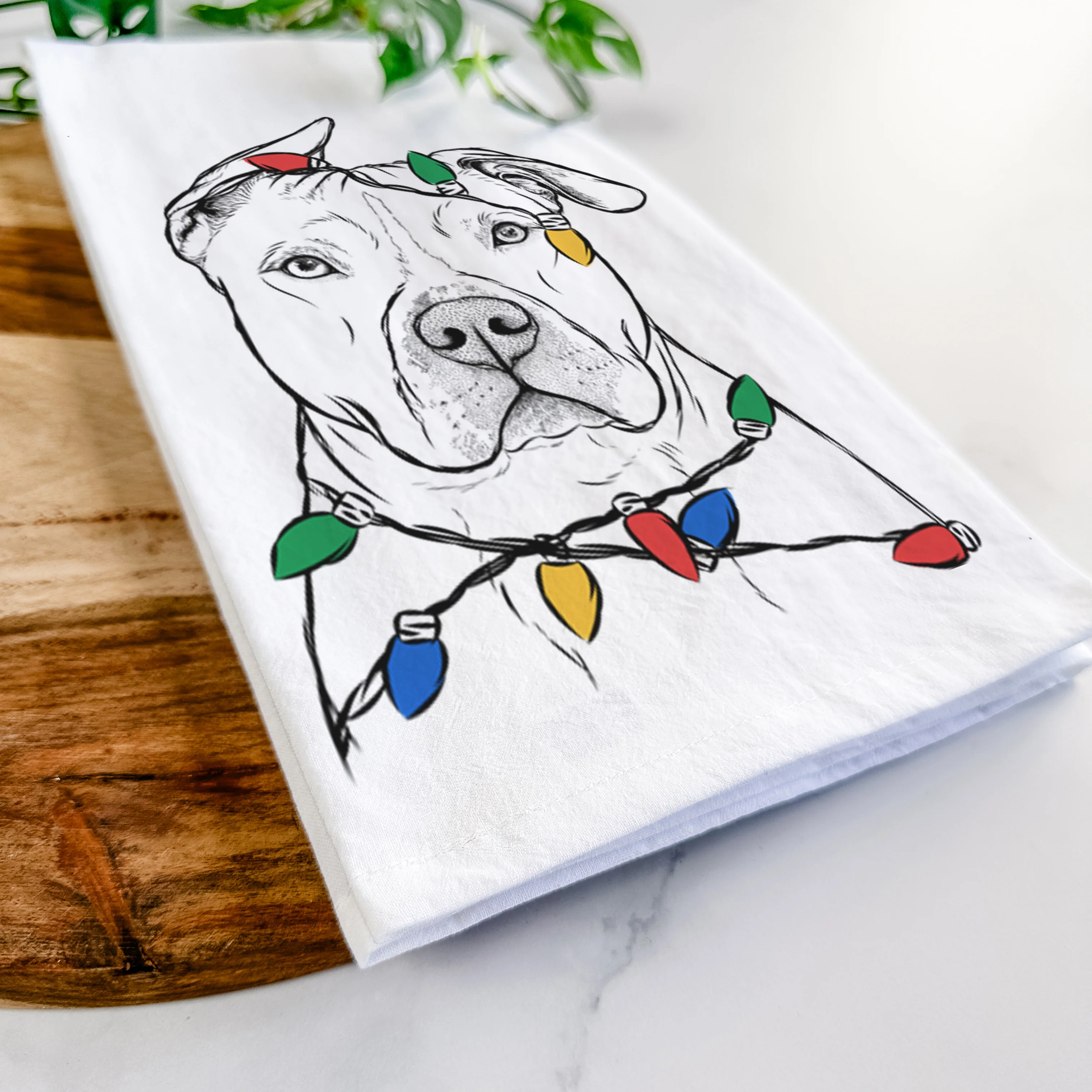 Teddy Jam the Pitbull Tea Towel - Image 10