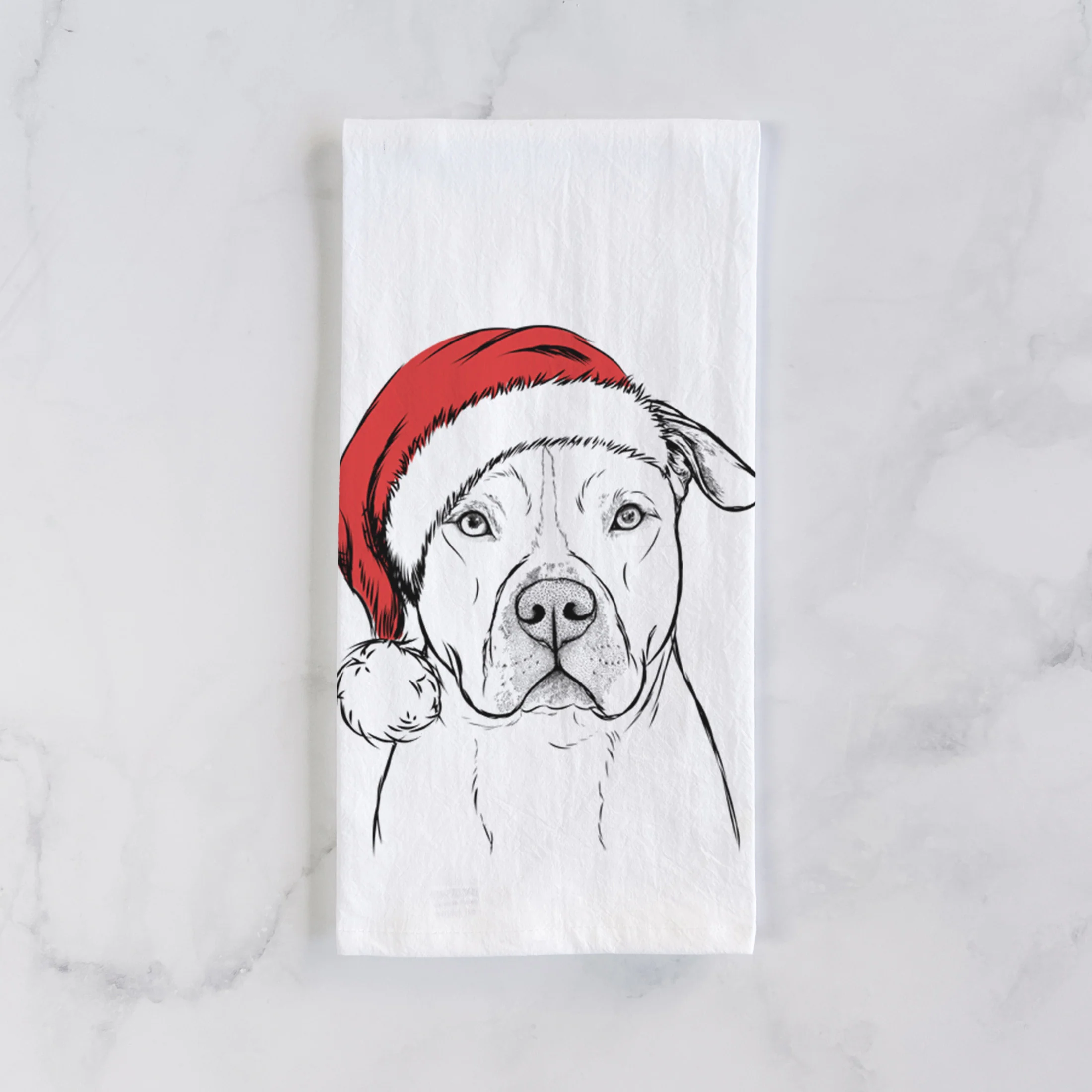 Teddy Jam the Pitbull Tea Towel - Image 2