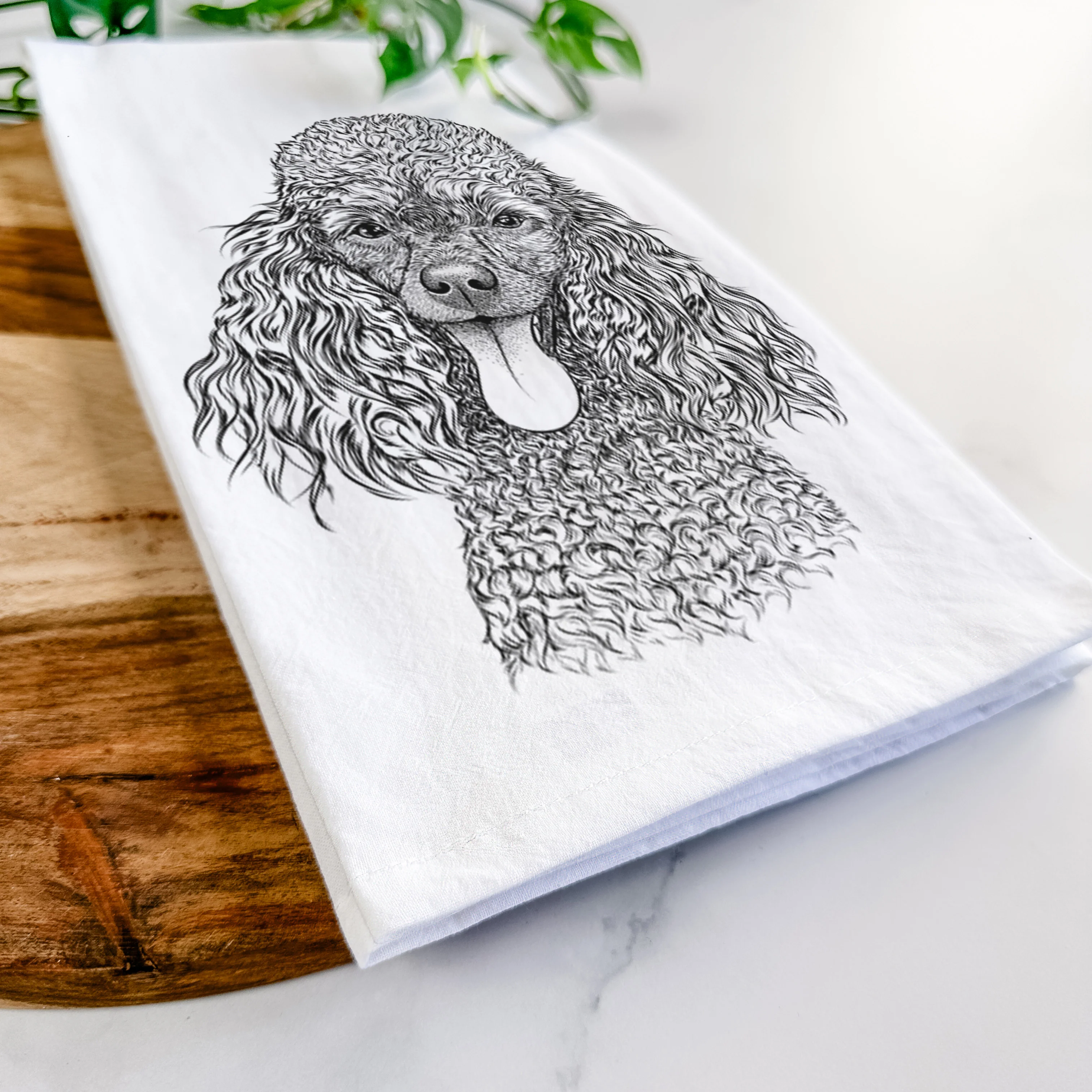 Teddy the Mini Poodle Tea Towel - Image 5