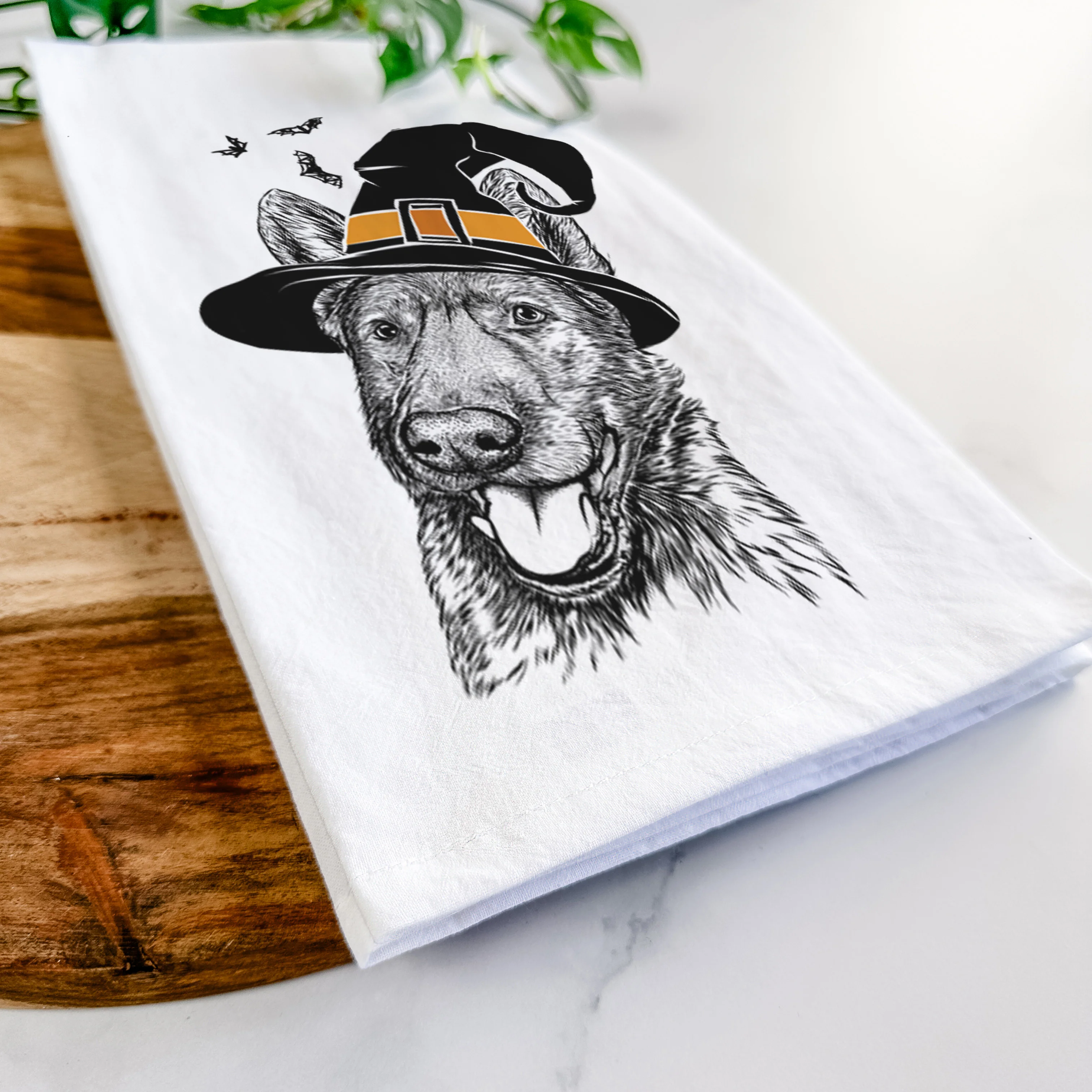 Tena the German Shepherd Tea Towel - Image 8