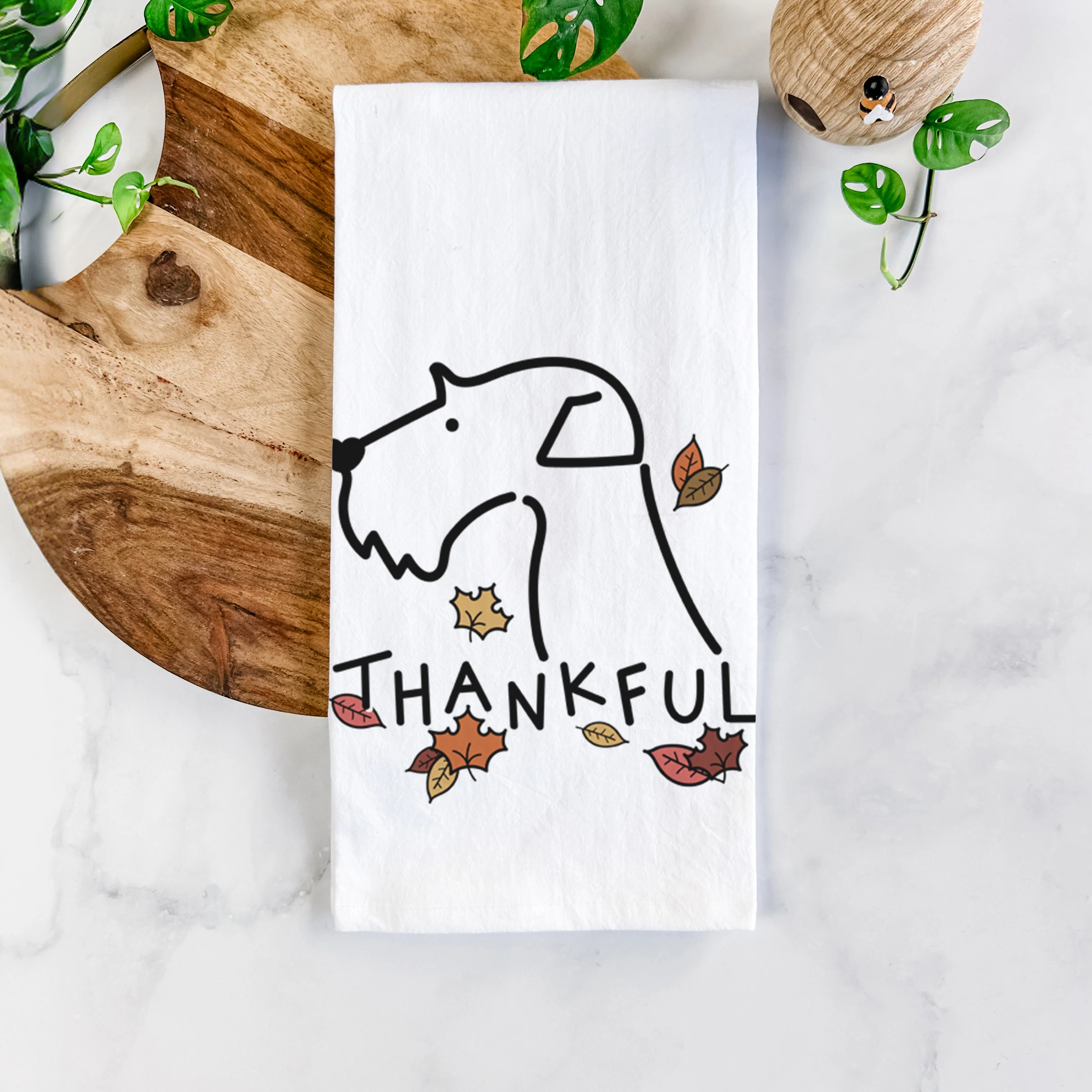 Thankful Airedale Terrier - Tea Towel - Image 5