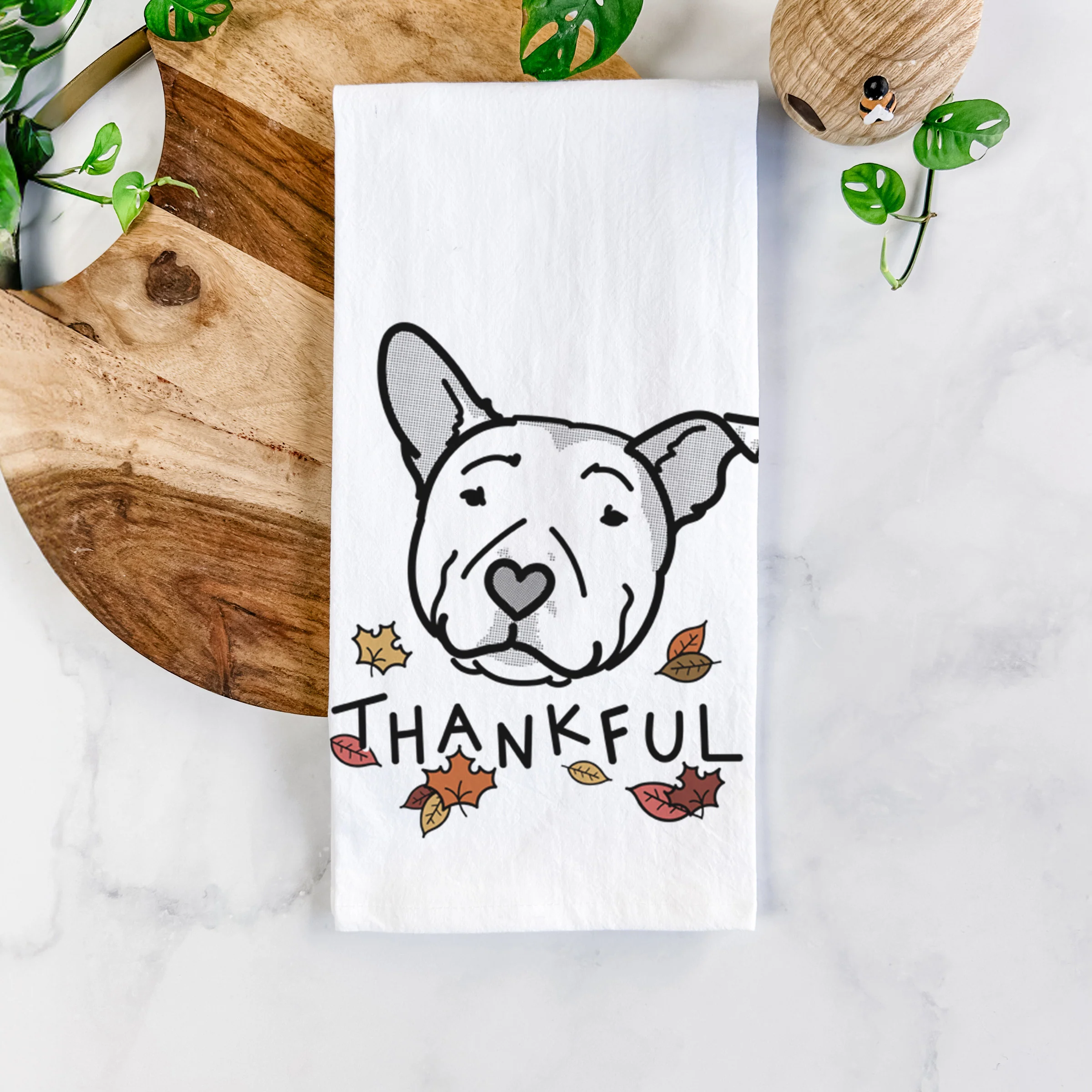Thankful Pitbull - Archer - Tea Towel - Image 5