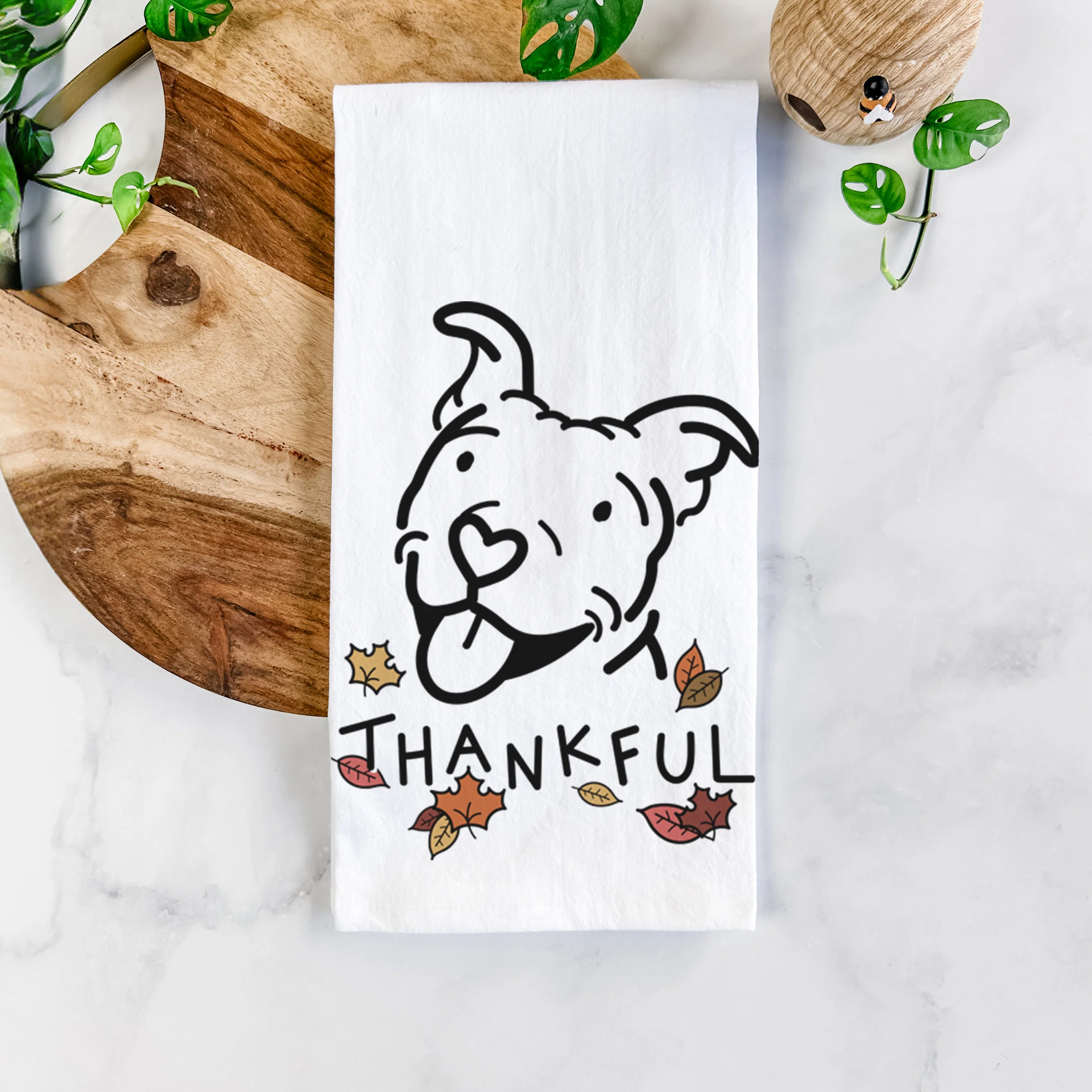 Thankful Pitbull - Arlo - Tea Towel - Image 5