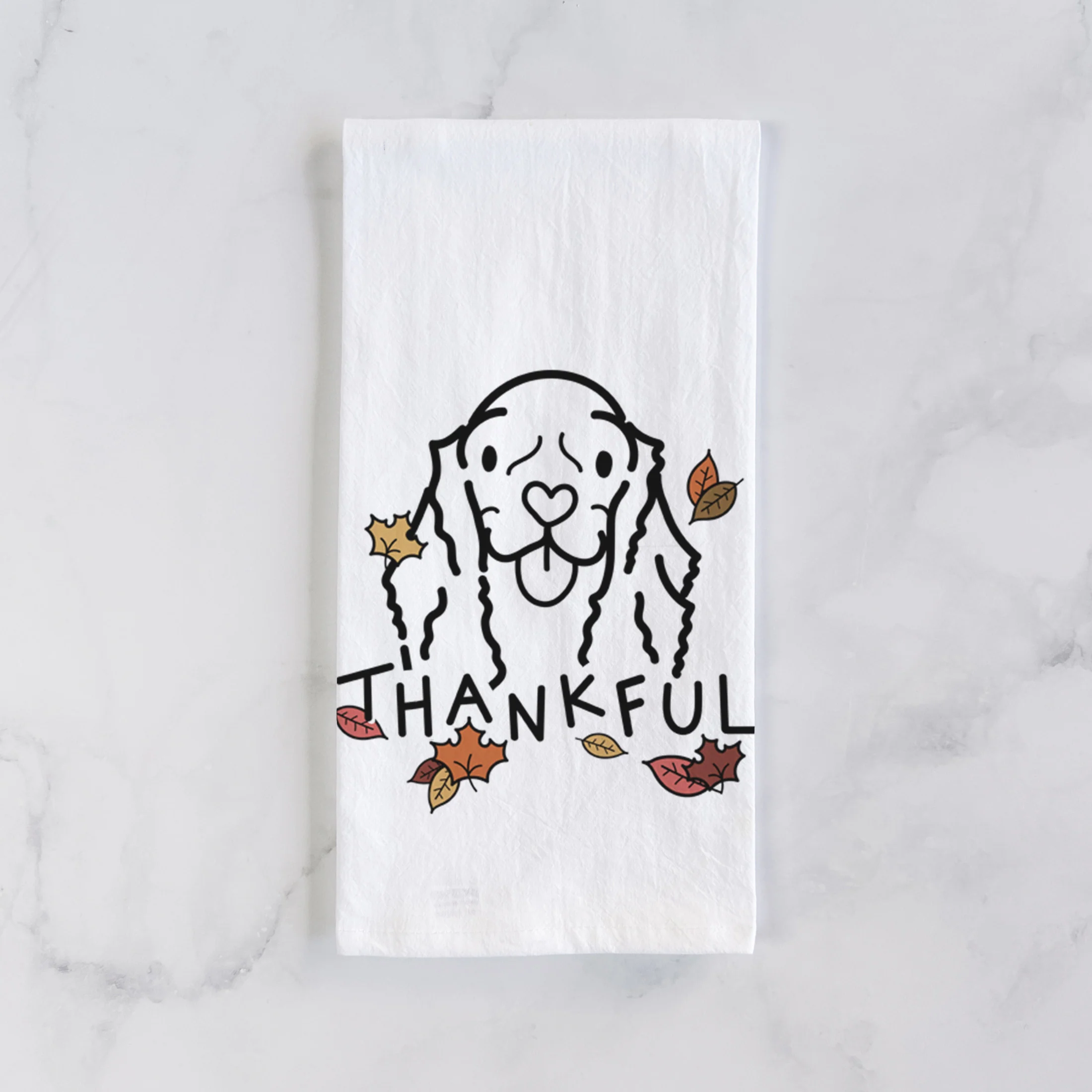 Thankful American Cocker Spaniel - Bella - Tea Towel - Image 2