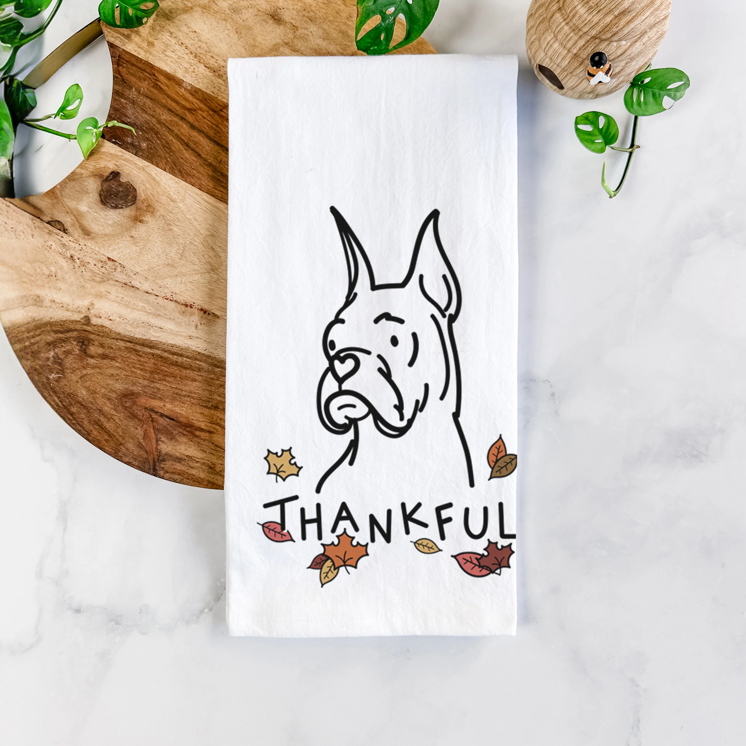 Thankful Rescue Boxer - Billy - Tea Towel - Image 5